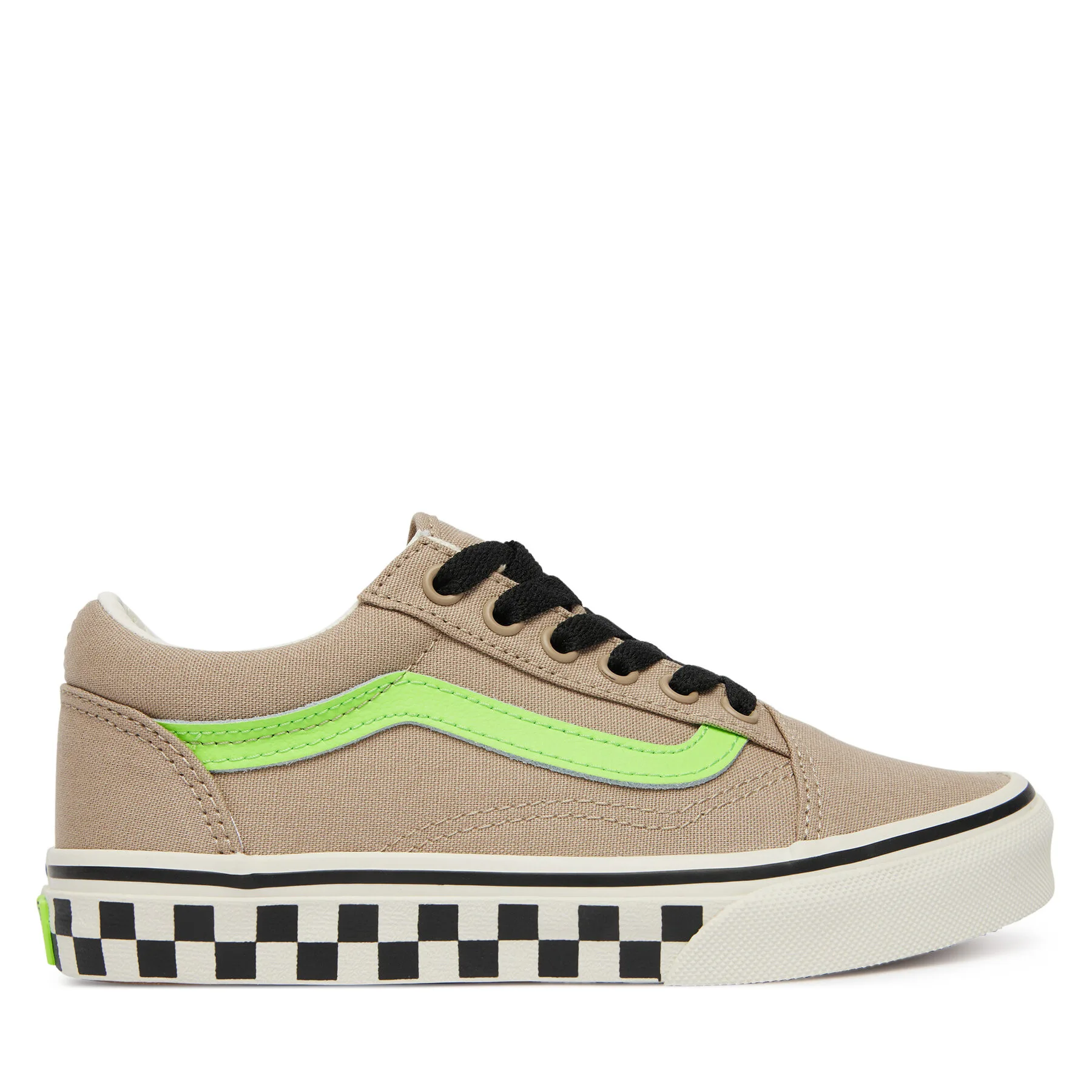 Детски кецове Vans Old Skool кафяви – Детски ниски кецове