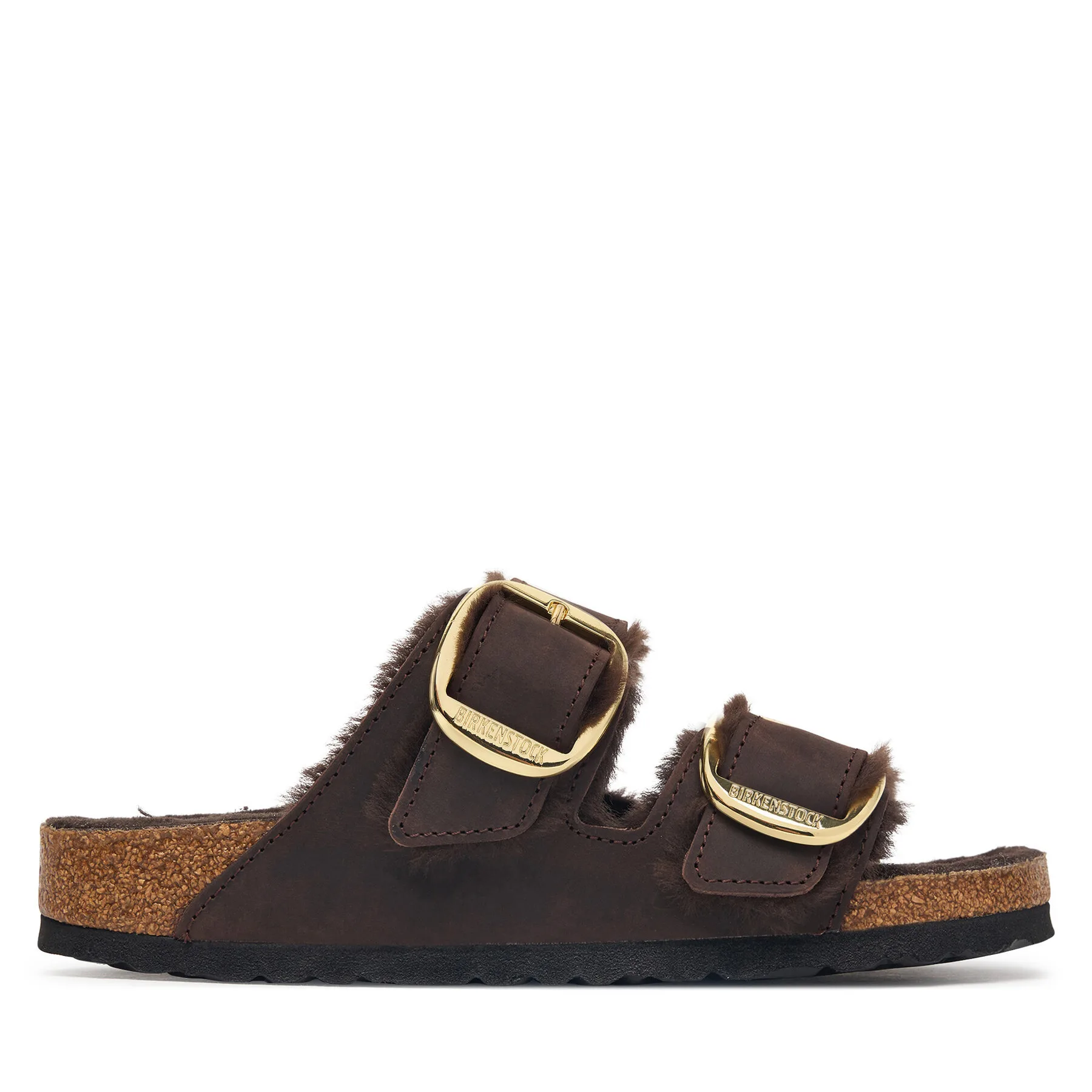 Дамски чехли Birkenstock Arizona Big Buckle тъмнокафяви