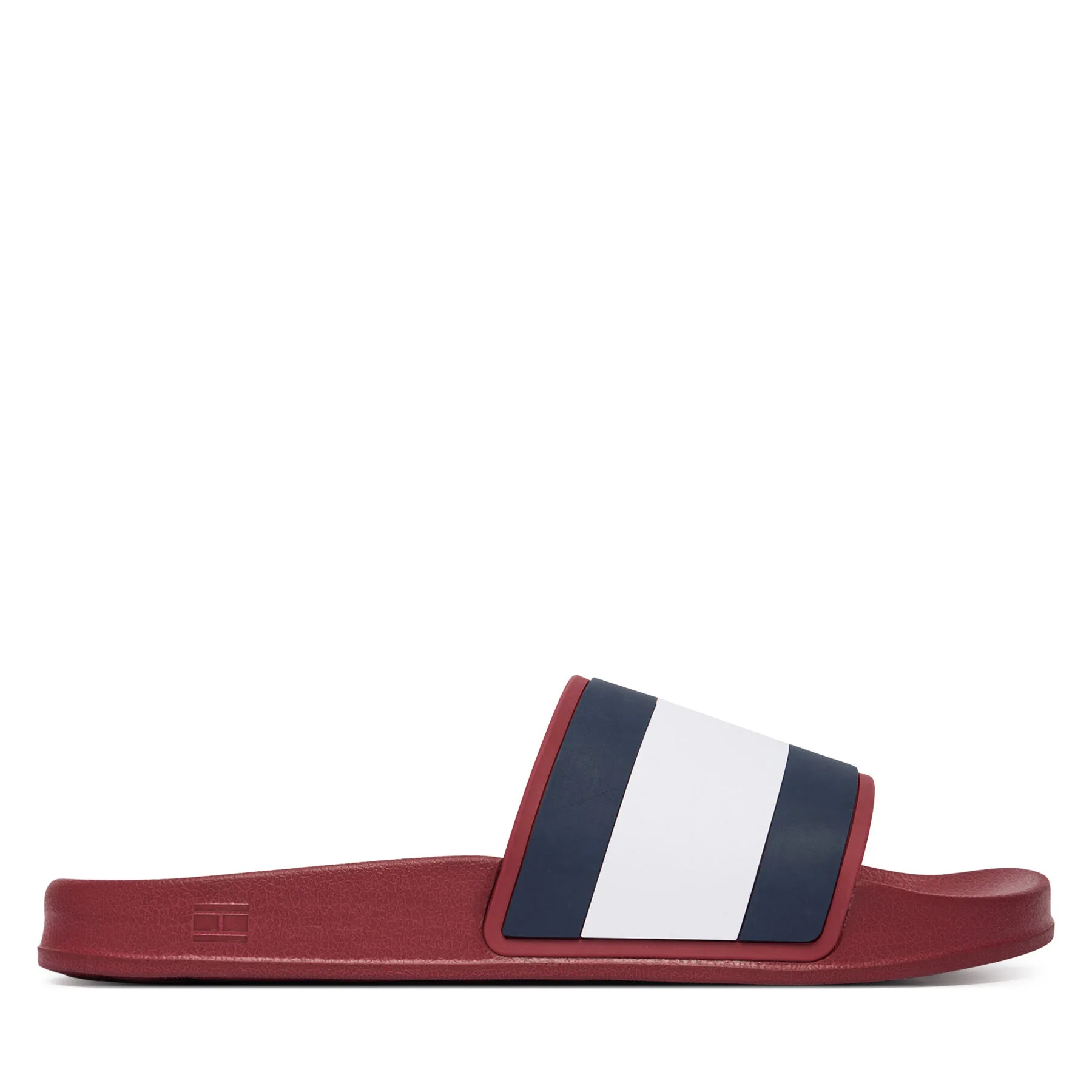 Чехли Tommy Hilfiger Core Hilfiger Flag Pool Slide FM0FM05798 Бордо – Мъжки чехли