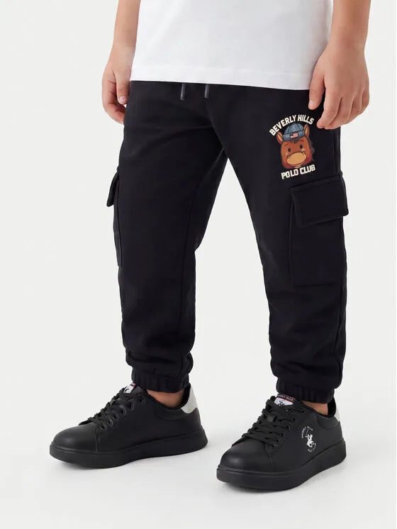 Beverly Hills Polo Club Долнище анцуг P-SS26B-TF0136 Тъмносин Regular Fit – Мъжки спортни панталони