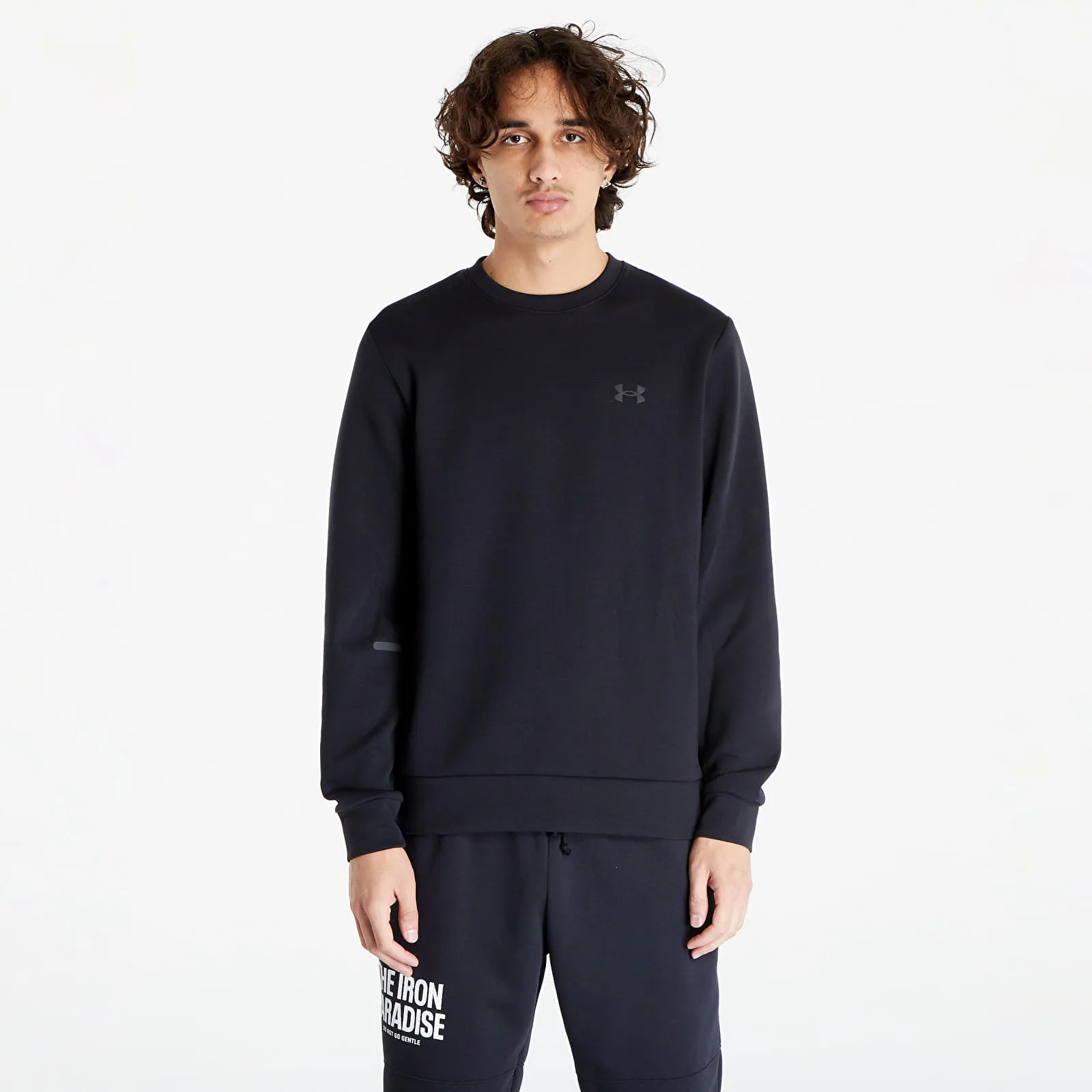 Мъжки суитшърт Under Armour Unstoppable черен – Black – Мъжки суитшърти без цип