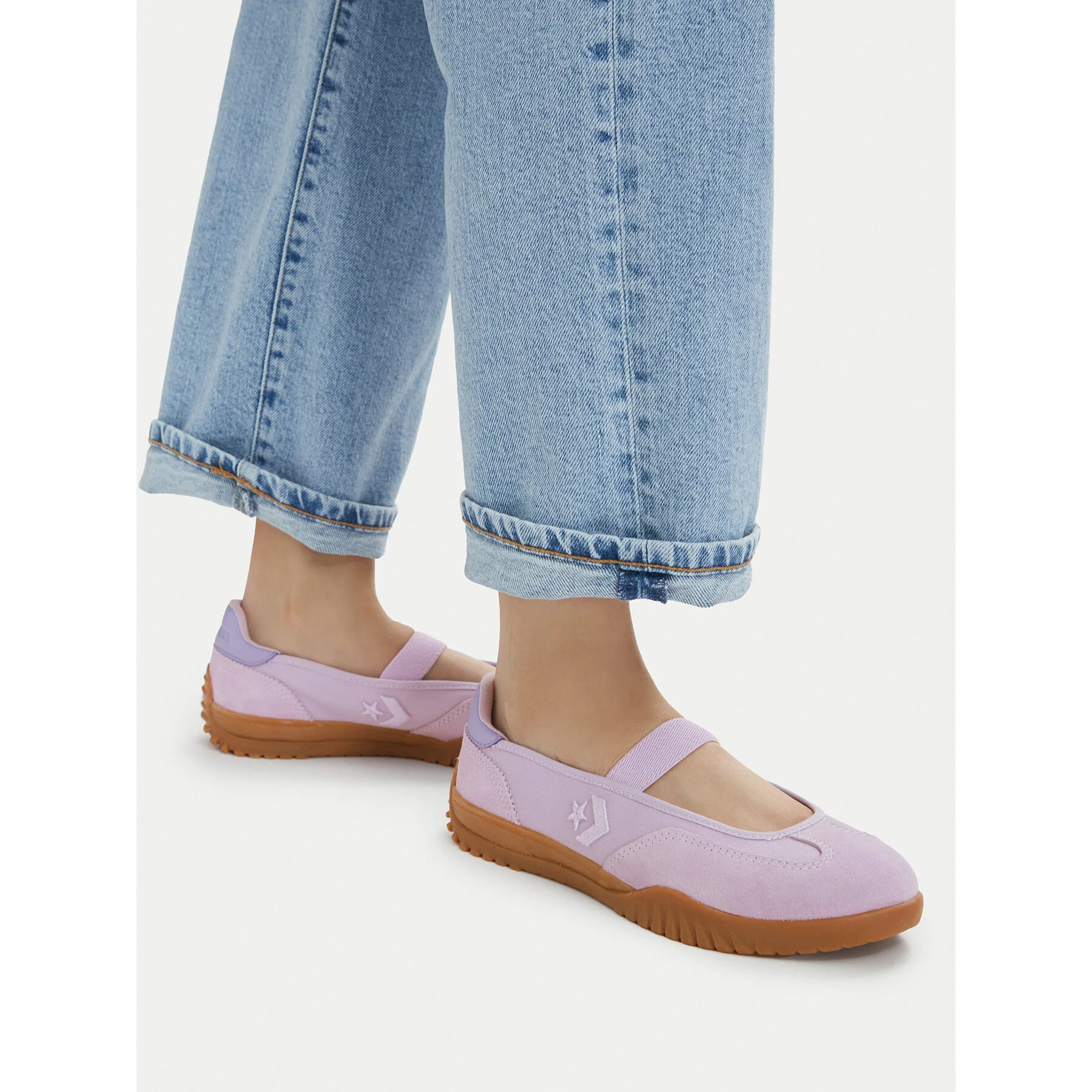 Балеринки Converse Run Star Trainer Ballet Flat​ A17029C Виолетов – Дамски балеринки