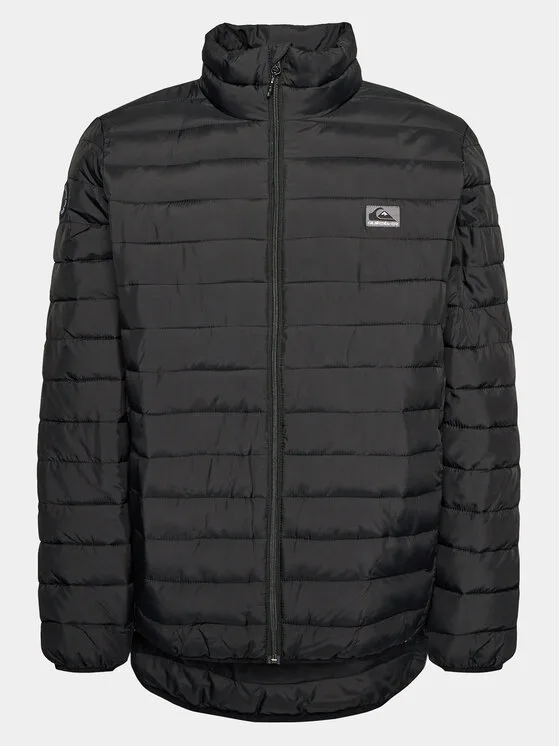 Quiksilver Пухено яке Scaly Fz EQYJK04007 Черен Regular Fit – Мъжки пухени якета