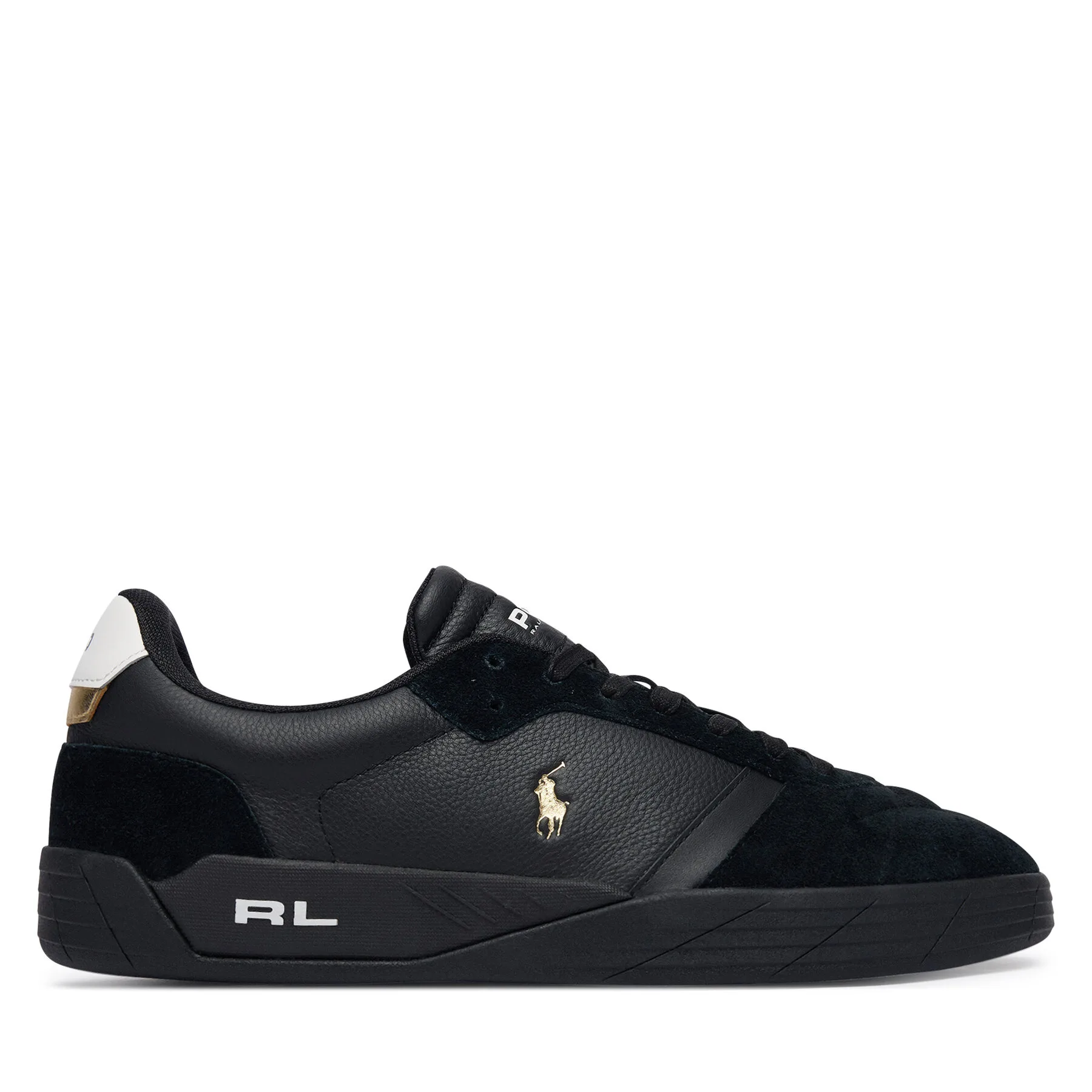 Сникърси Polo Ralph Lauren 809P07526001 Черен – Мъжки ниски маратонки