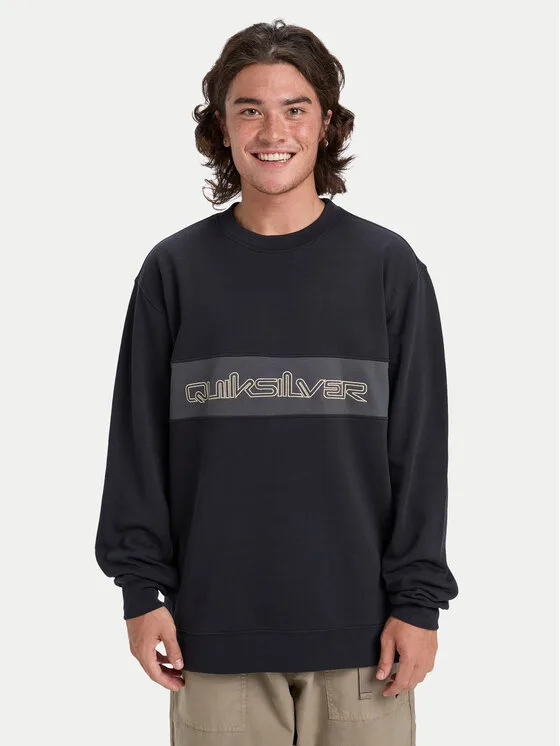 Мъжки суитшърт Quiksilver Cb сив – Мъжки суитшърти без цип