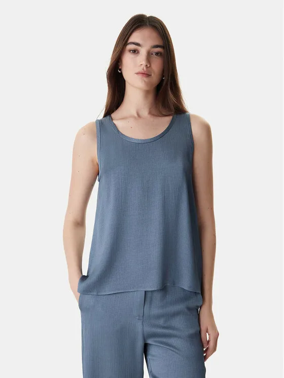 Marella Блуза Emme by Marella Nembi 2615161011 Тъмносин Regular Fit – Дамски блузи