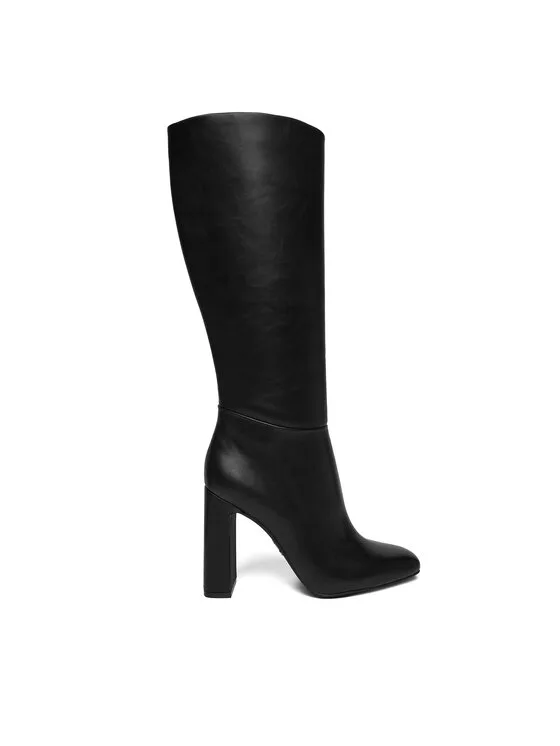 Steve Madden Ботуши Ally SM11002627 Черен – Дамски ботуши на ток
