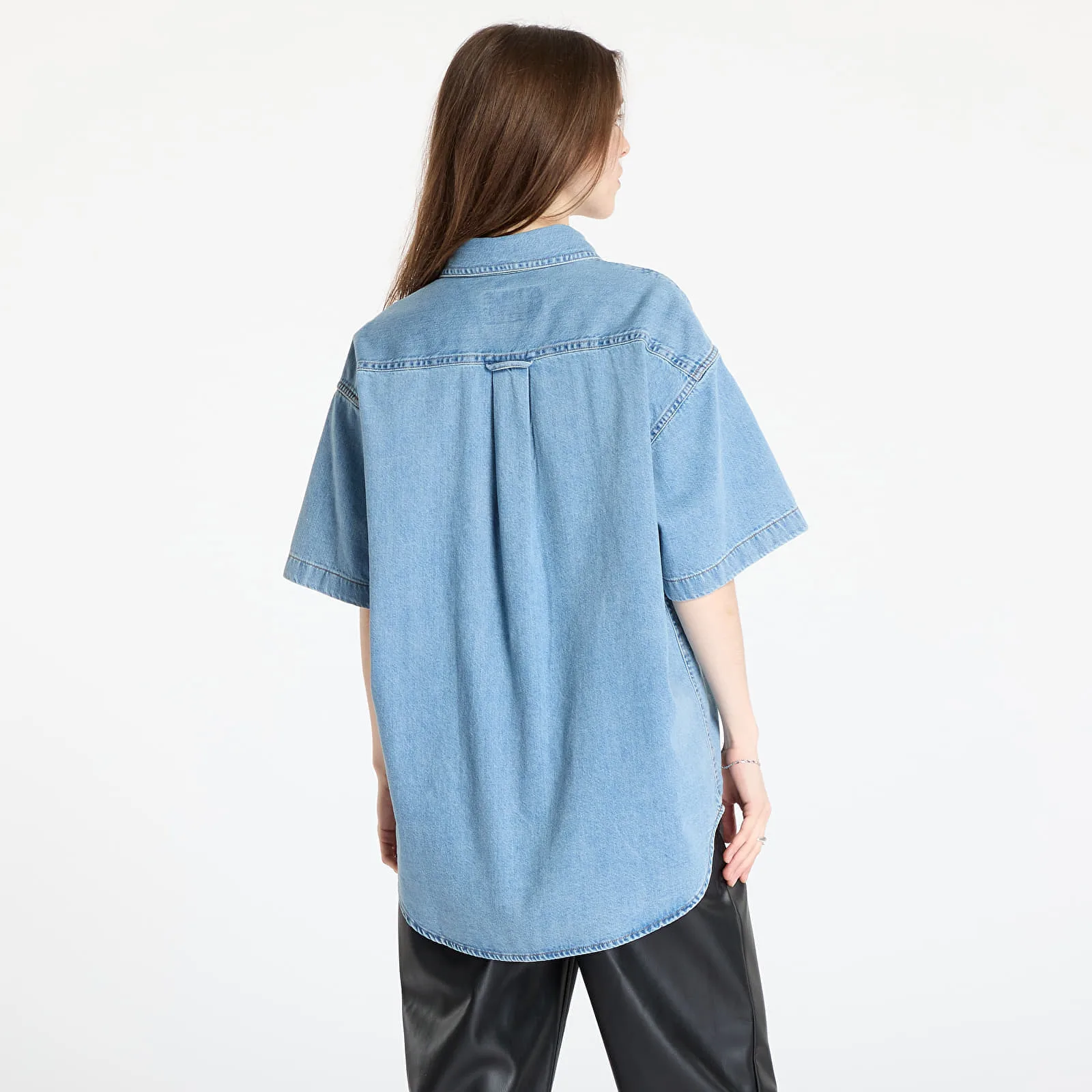 Риза Carhartt WIP Lucas синя – Blue Bleached – Ризи