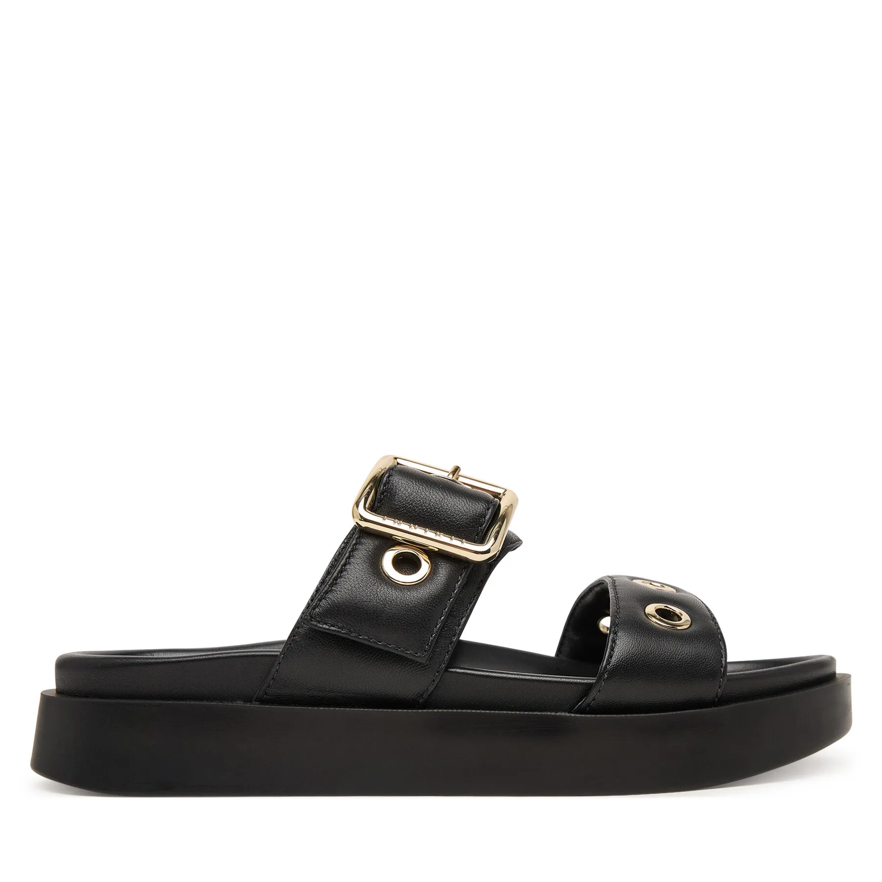 Чехли Inuikii Tilda Buckle 1004.003.0631 Черен – Дамски чехли