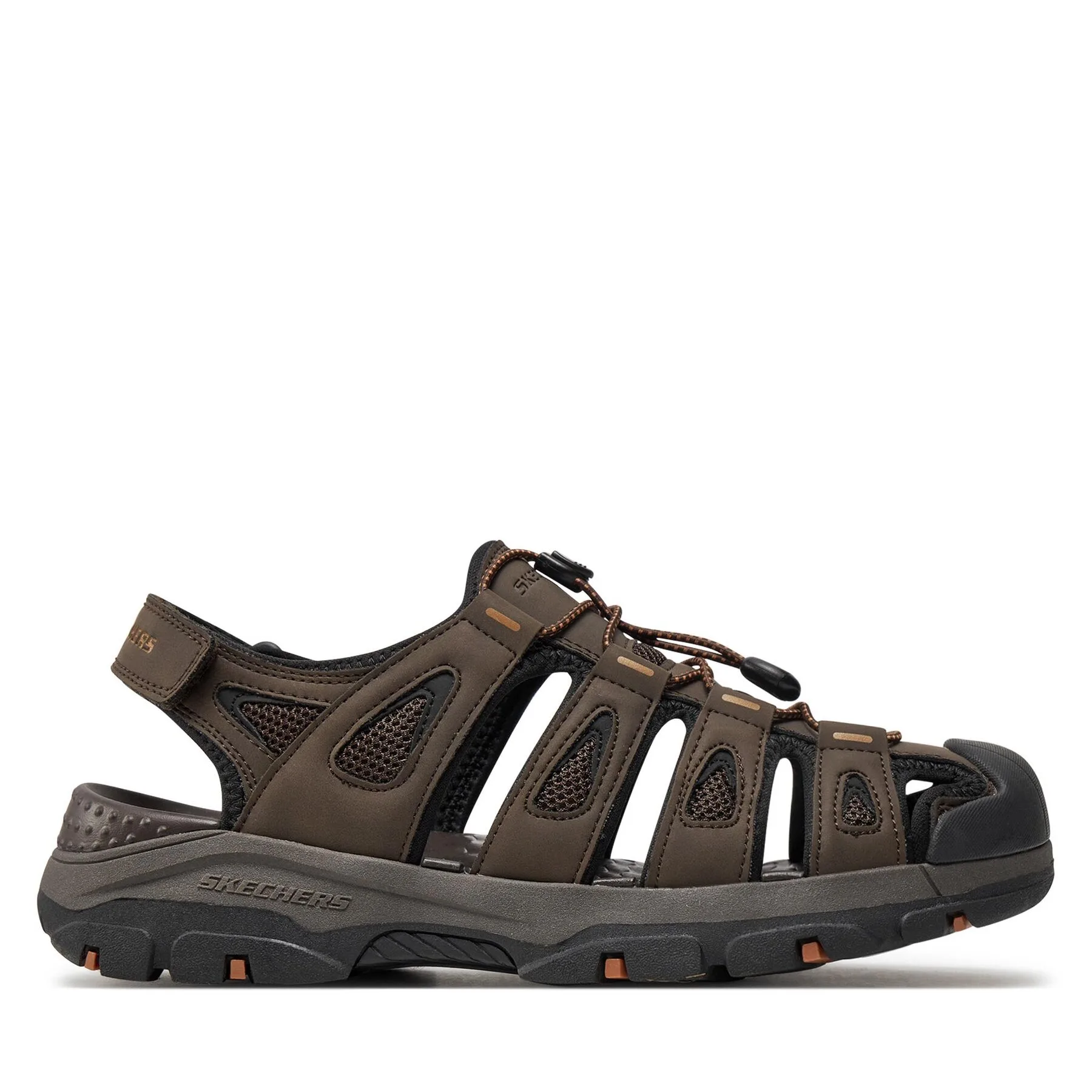 Сандали Skechers Tresmen-Outseen 204111/CHOC Кафяв – Мъжки сандали