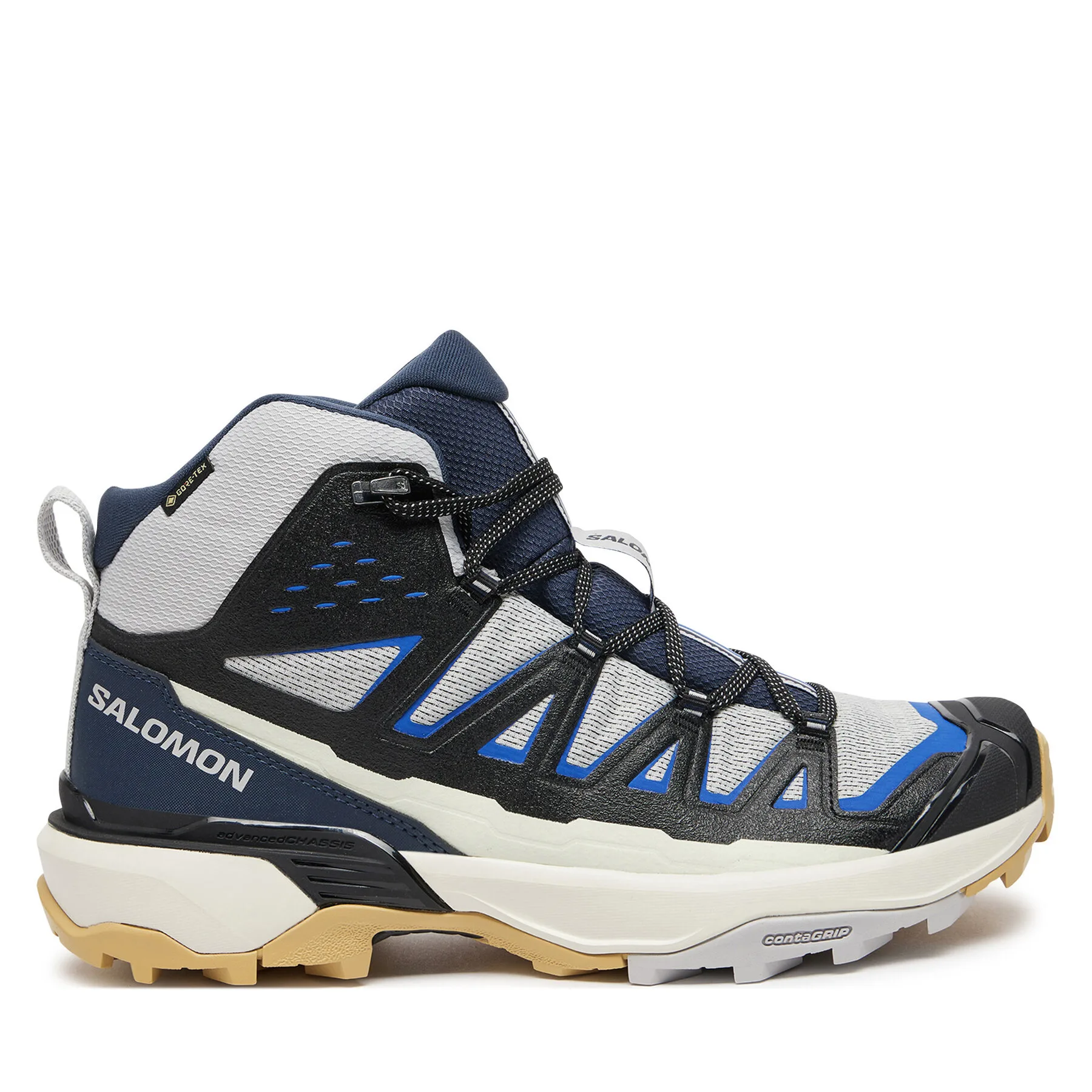 Мъжки високи туристически обувки Salomon Ultra 360 Edge Mid L47698500 сиви – Мъжки високи трекинг обув…