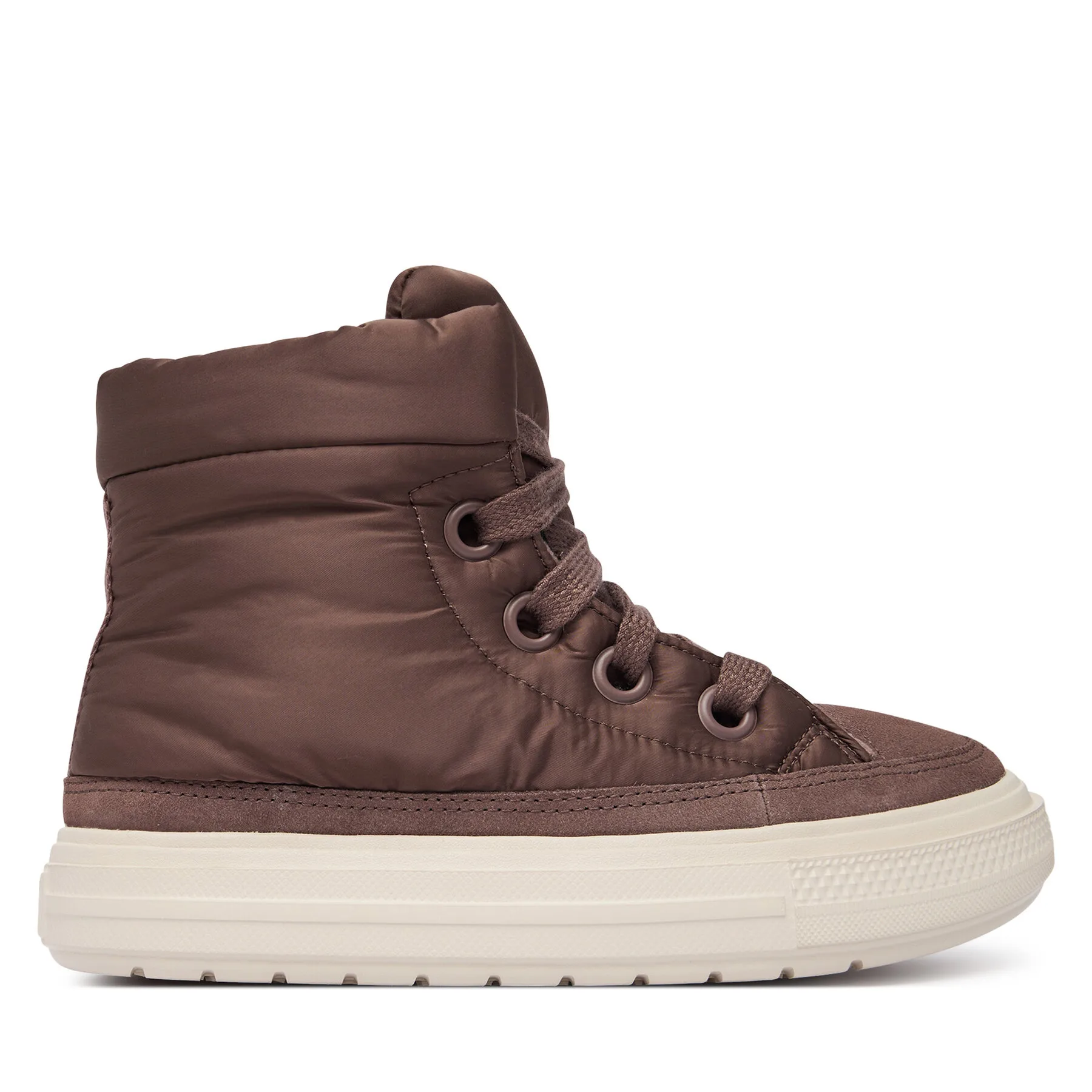 Детски високи кецове Converse Chuck Taylor All Star Elements кафяви
