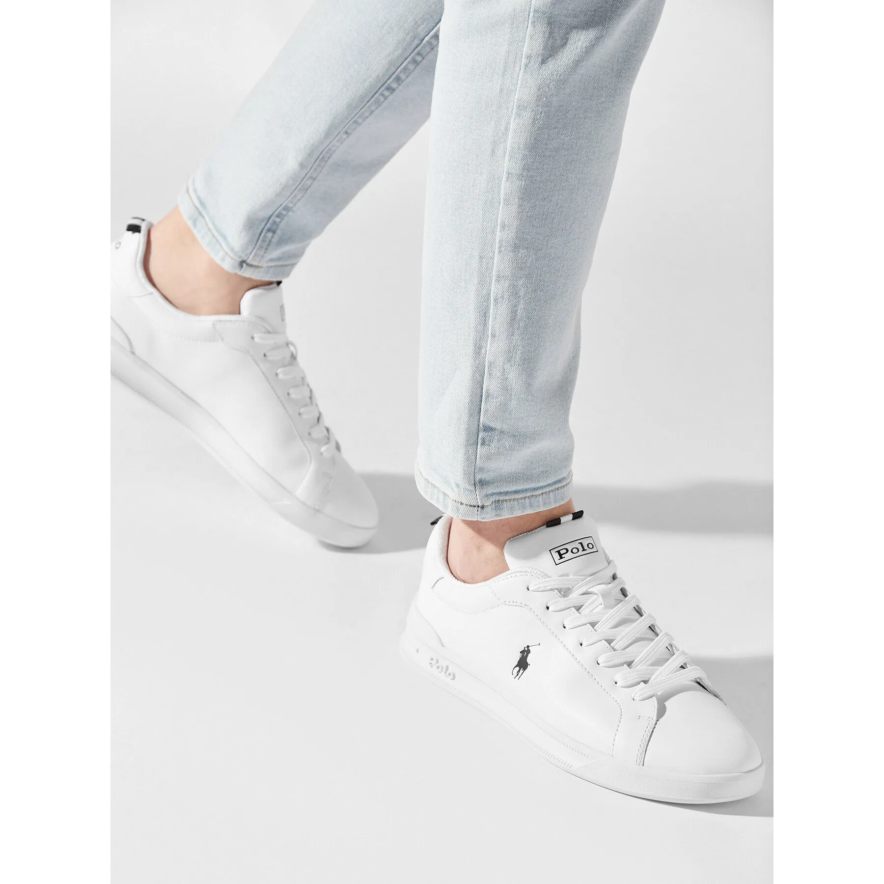Сникърси Polo Ralph Lauren 809860883006 Бял – Мъжки ниски маратонки