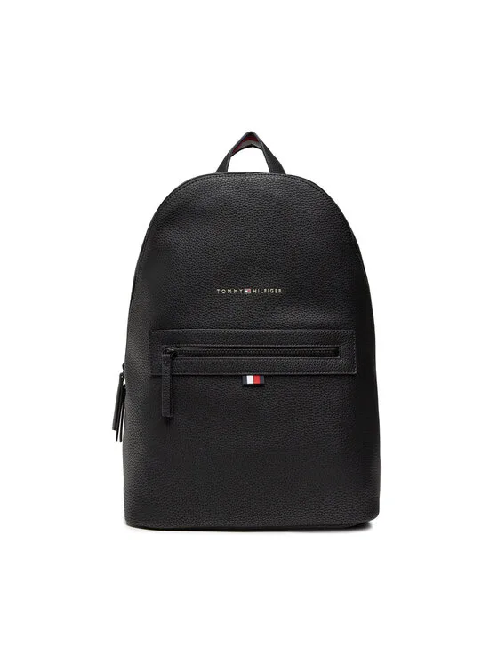 Tommy Hilfiger Раница Essential Pu Backpack AM0AM09503 Черен – Раници
