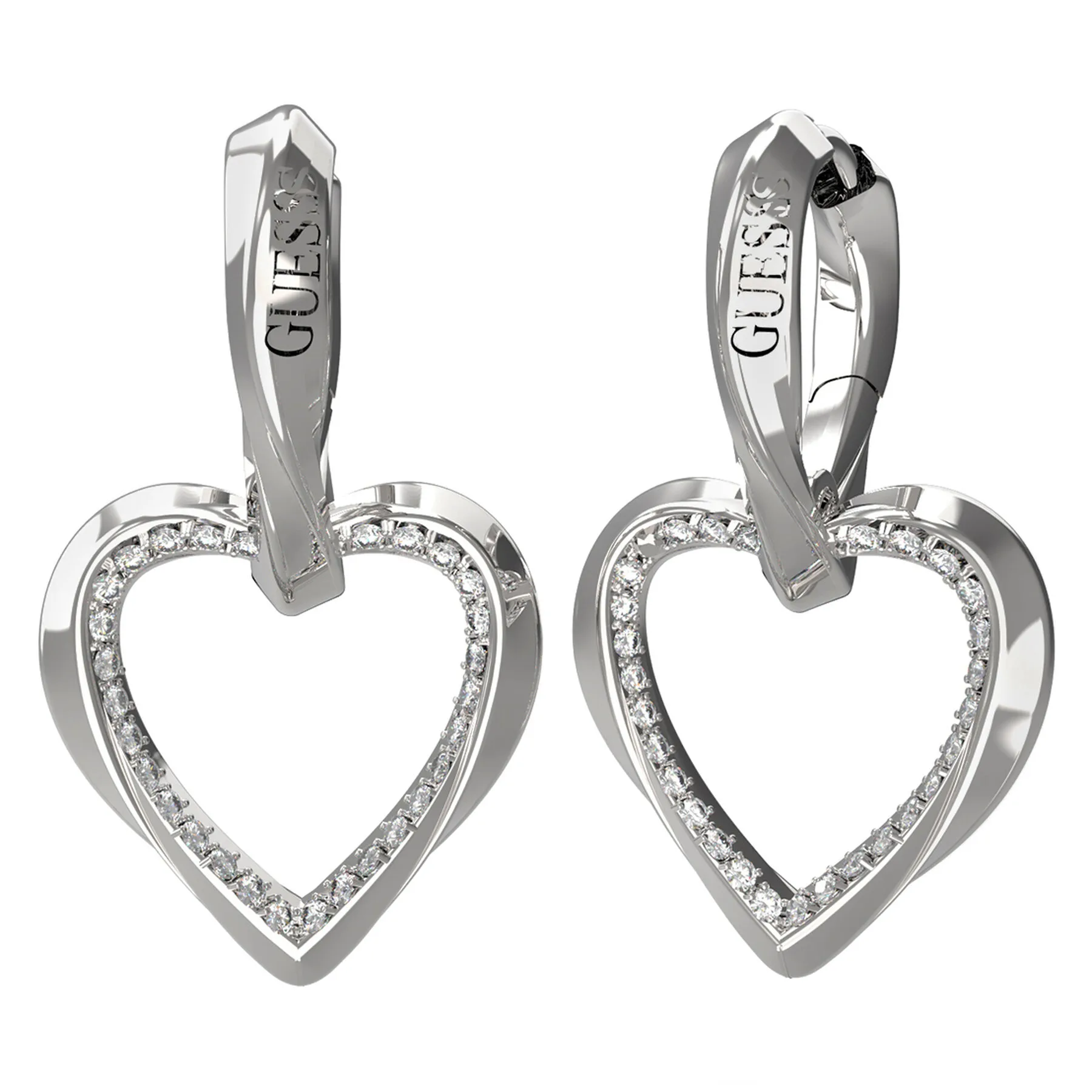 Обеци Guess 7JW сребристи