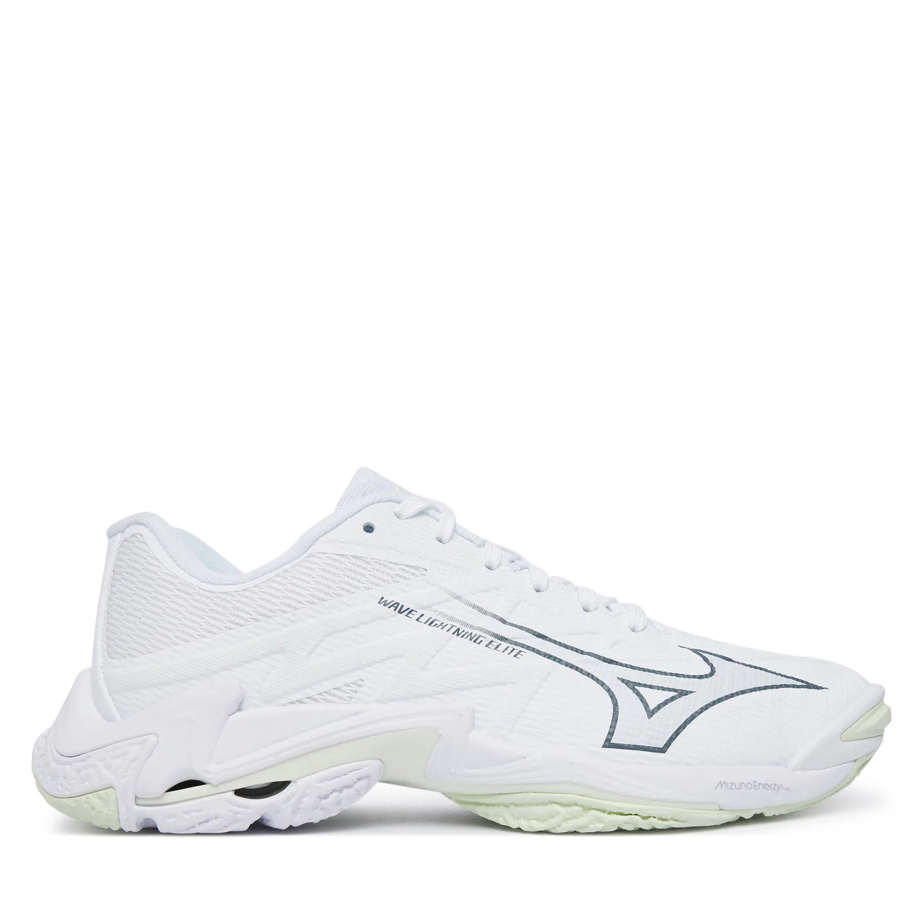 Дамски обувки за зала Mizuno Wave Lightning Elite бели – Бял – Обувки за спортове на закрито