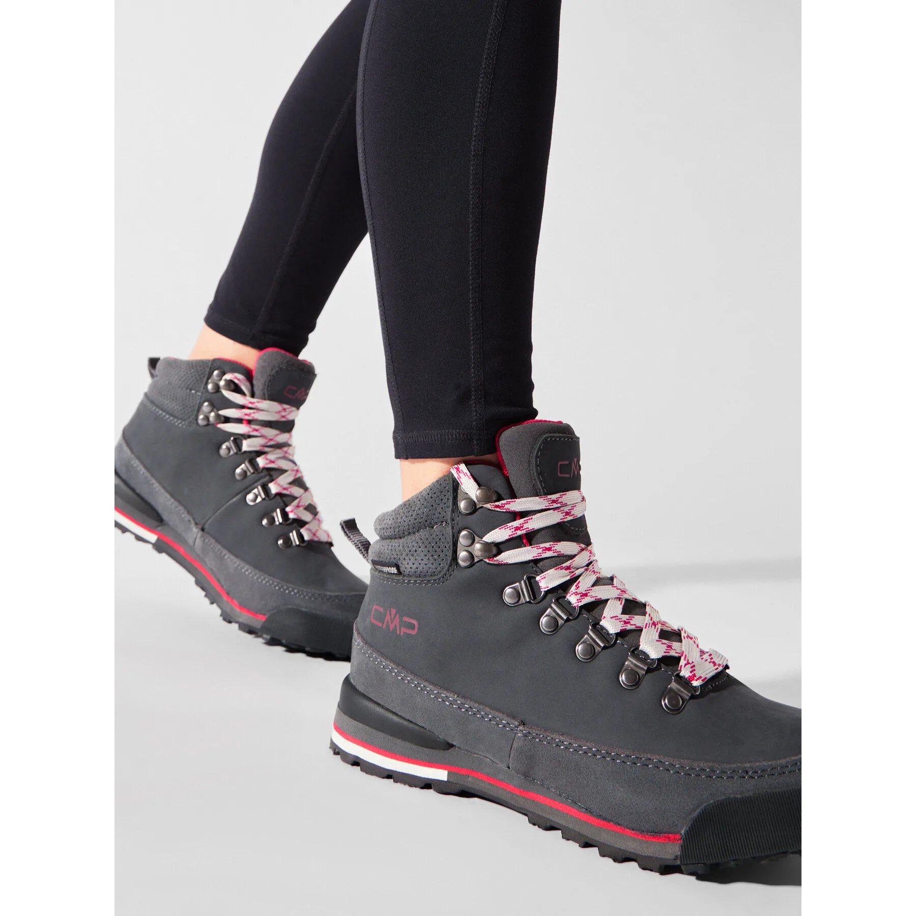 Дамски туристически обувки CMP Heka Wmn Hiking Wp сиви – Дамски ниски трекинг обувки