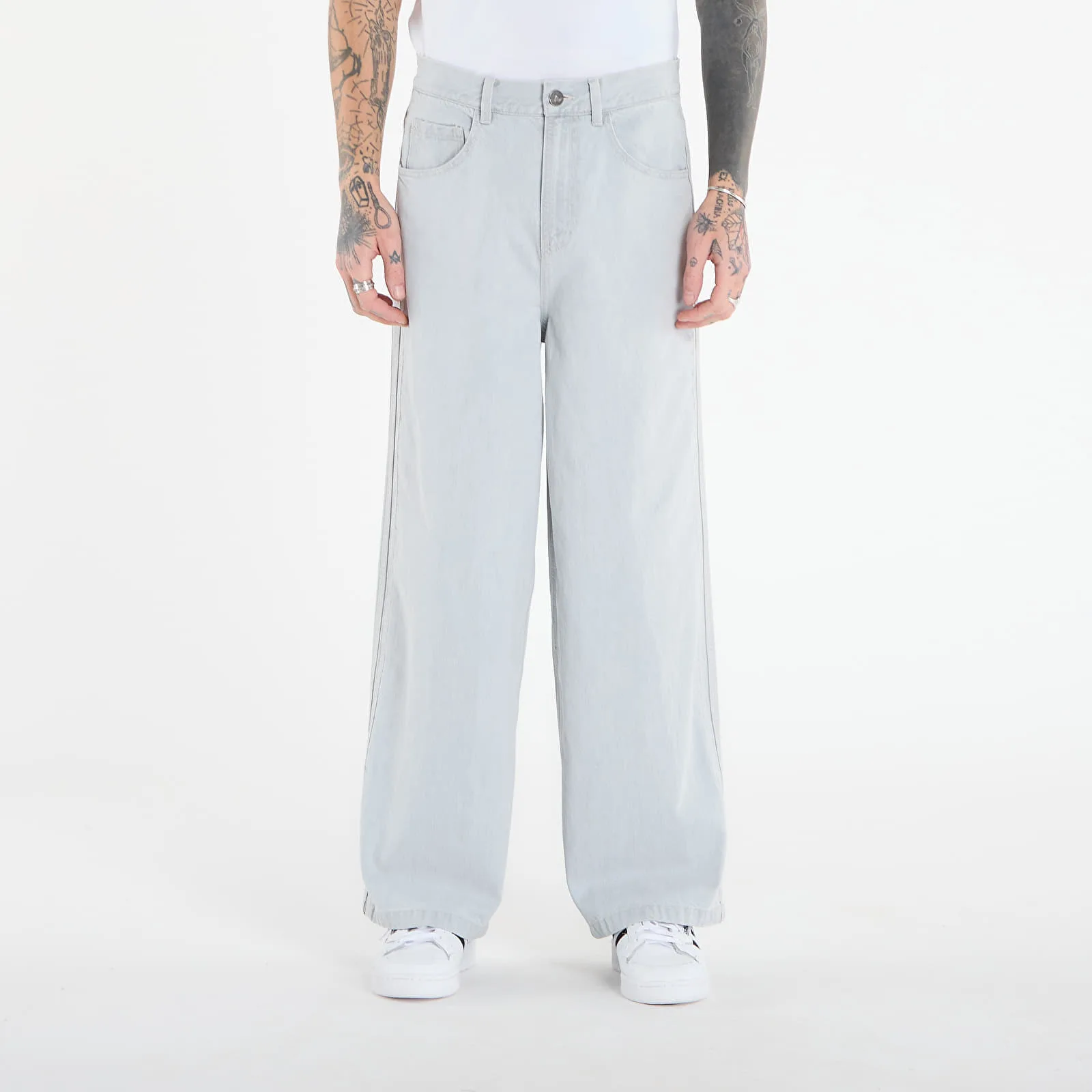 Мъжки панталон adidas Originals 90S Alternative Sport Wide Leg светлосин – Crystal Sky – Мъжки текстилни пантало…