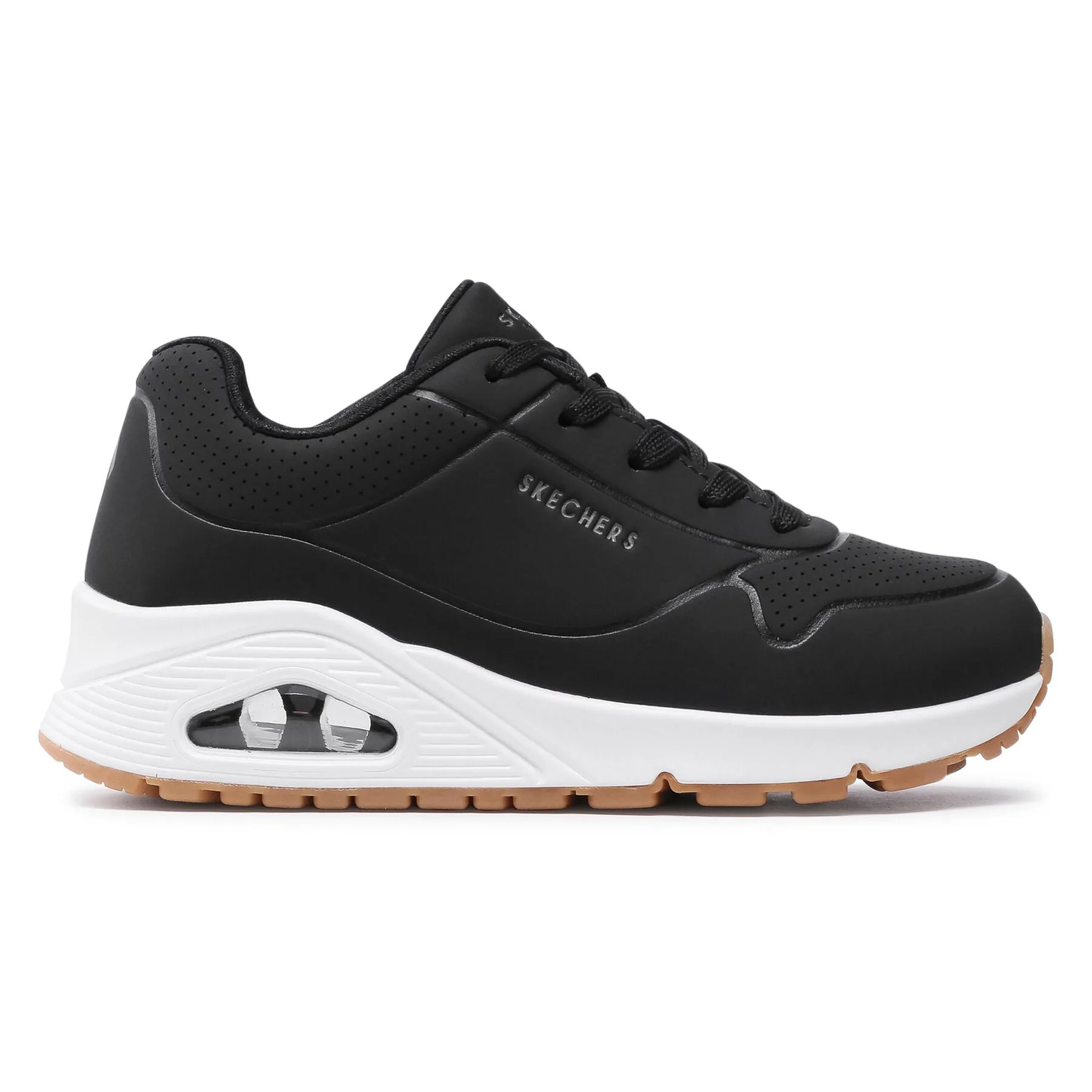 Детски маратонки Skechers Uno BLK черни – Черен – Маратонки за момичета