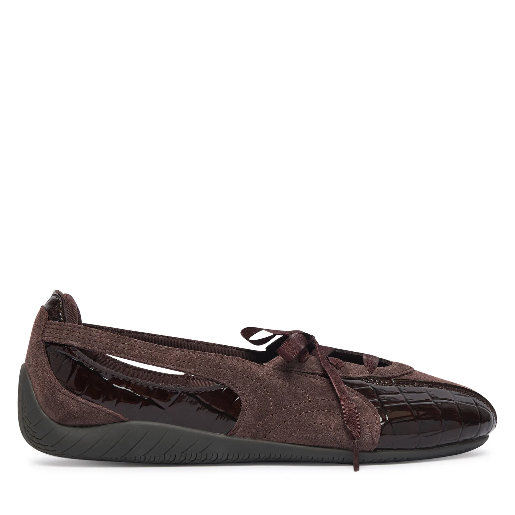 Дамски балеринки Puma Speedcat Ballet Nova Croc кафяви