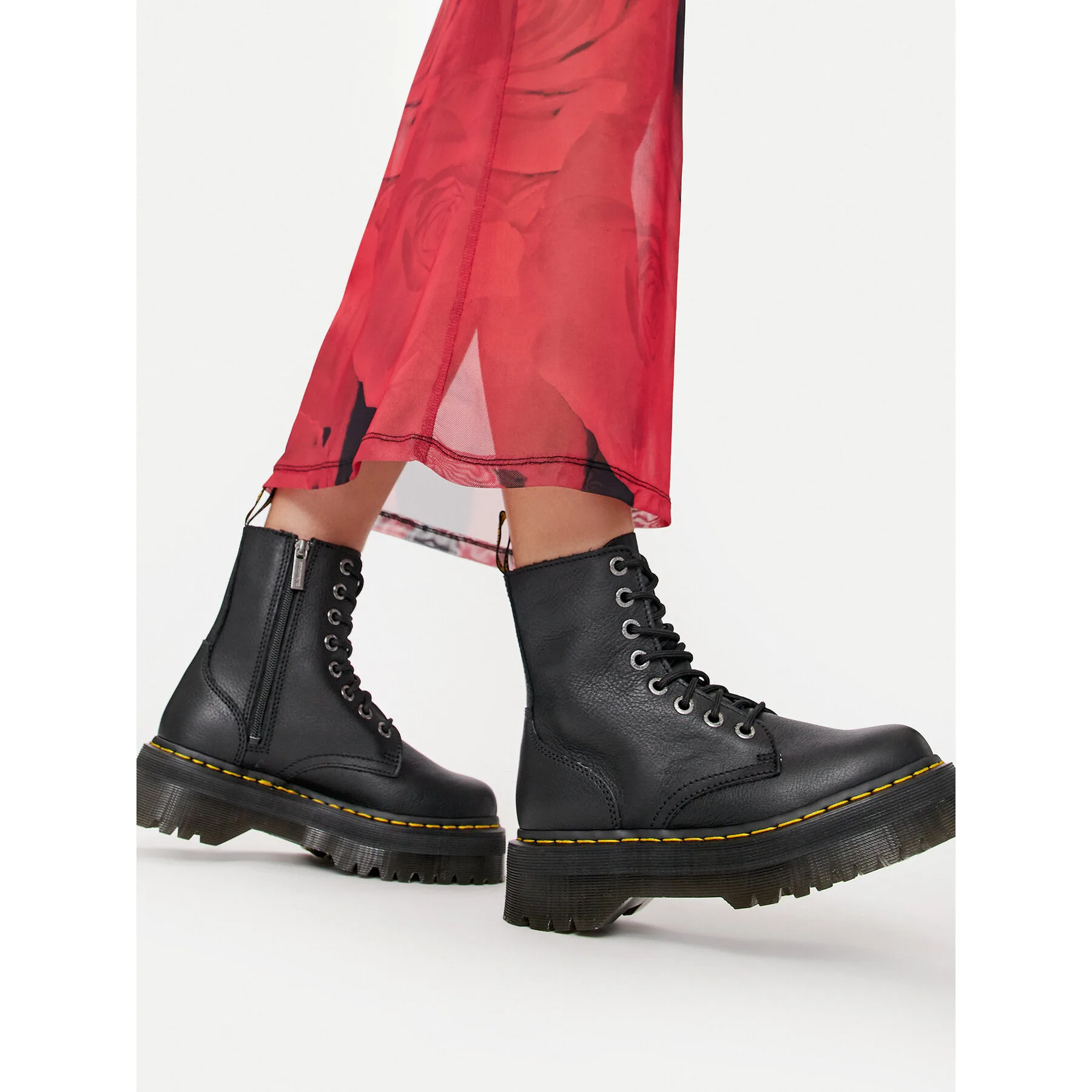Кубинки Dr. Martens Jadon Iii 26378001 Черен – Дамски трапери и кубинки