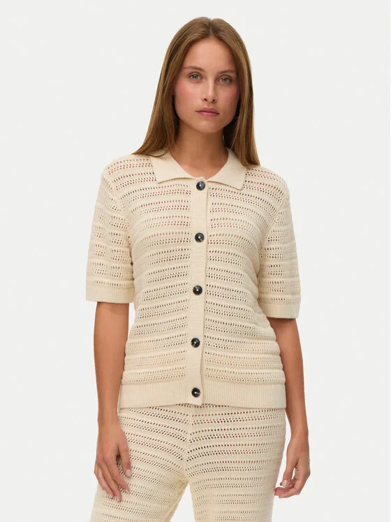 Дамска жилетка Vero Moda Hayley бежова – Дамски жилетки