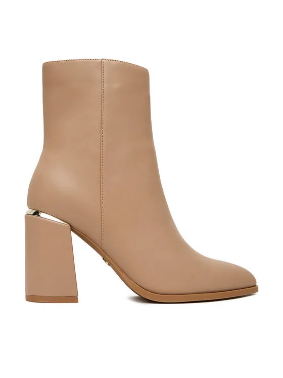 Nine West Боти CEO-JASMIN-01 Бежов – Дамски боти на ток