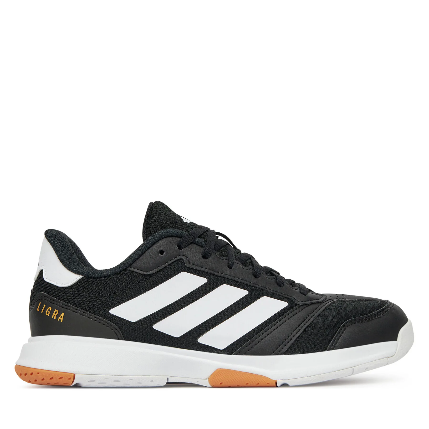 Мъжки обувки за зала adidas Ligra 8 черни – Черен – Обувки за спортове на закрито