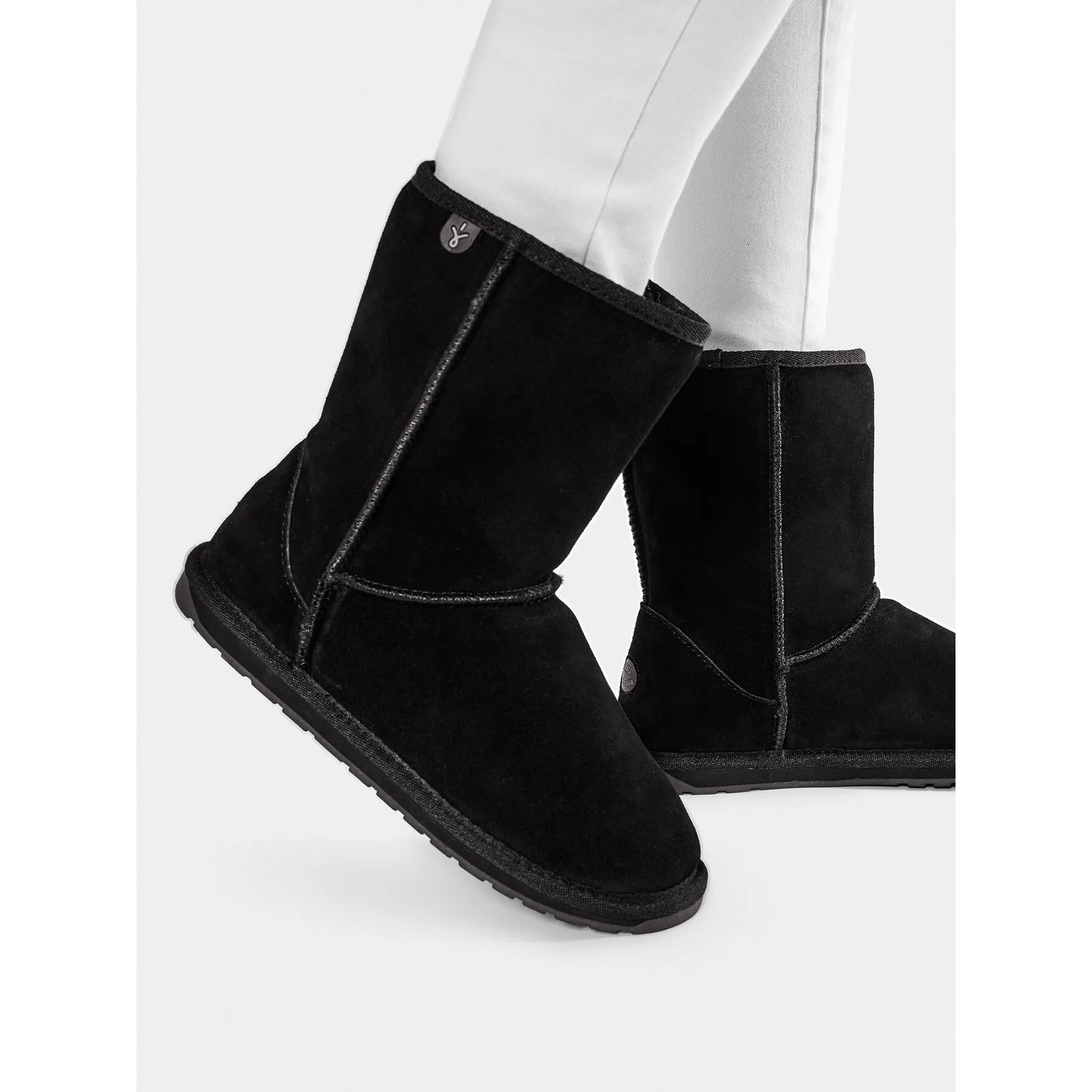 Апрески EMU Australia Wallaby Lo Teens T10102 Черен – Апрески за момчета