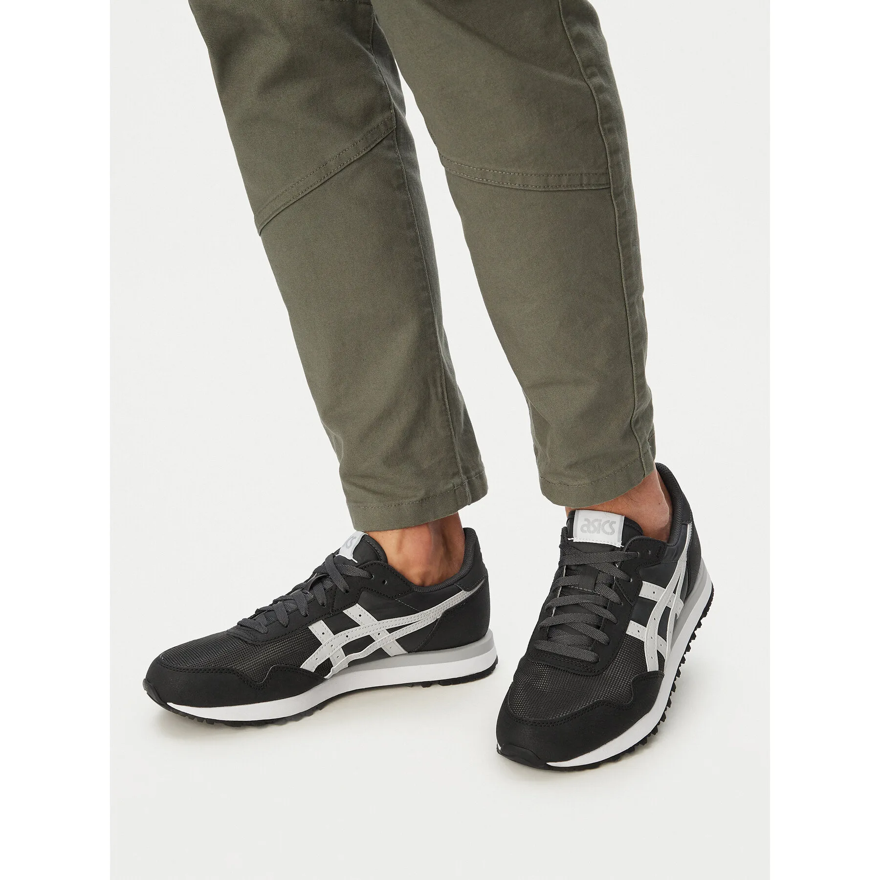 Сникърси Asics Tiger Runner Ii 1203A612 Сив – Мъжки ниски маратонки