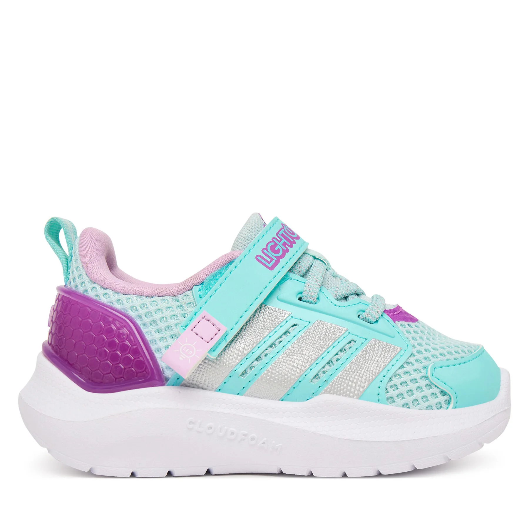 Детски маратонки adidas Lightorama Runner Infants електриковосини – Маратонки за момичета