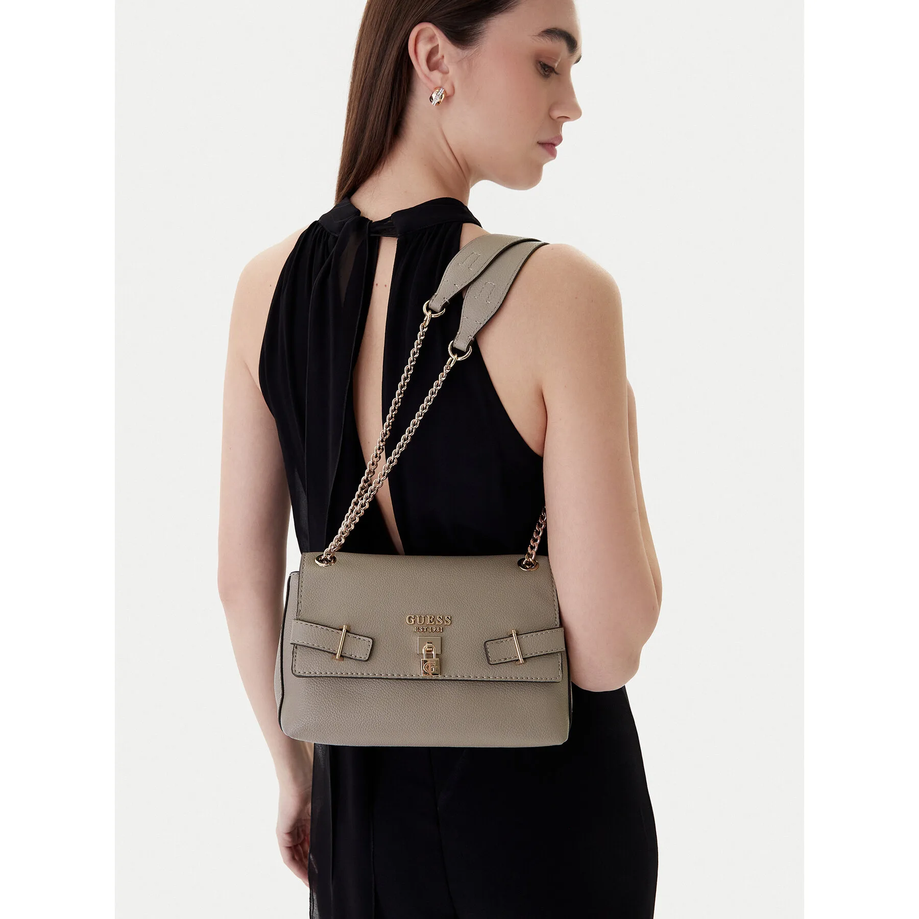 Дамска чанта Guess Yesba HWBG78 33210 Кафяв – Класически дамски чанти