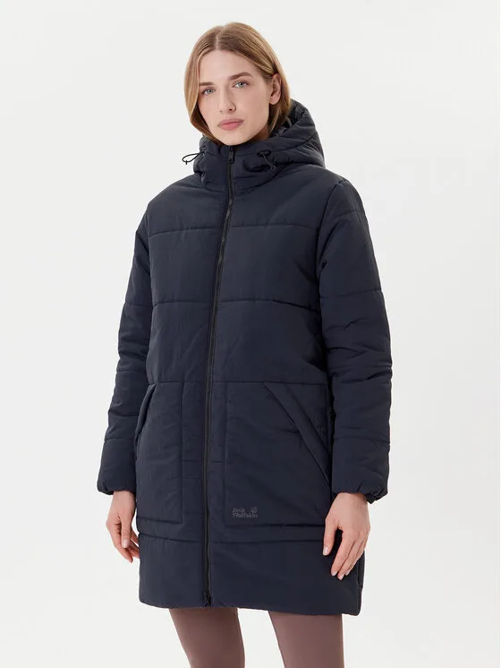 Jack Wolfskin Зимно яке Northern Lite Coat A65067 Тъмносин Regular Fit – Дамски зимни якета