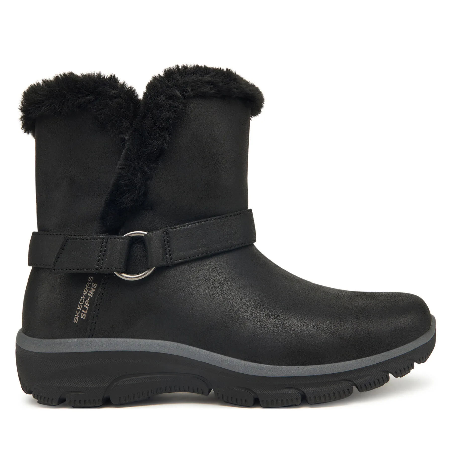 Боти Skechers Easy Going 168045/BLK Черен – Дамски равни боти