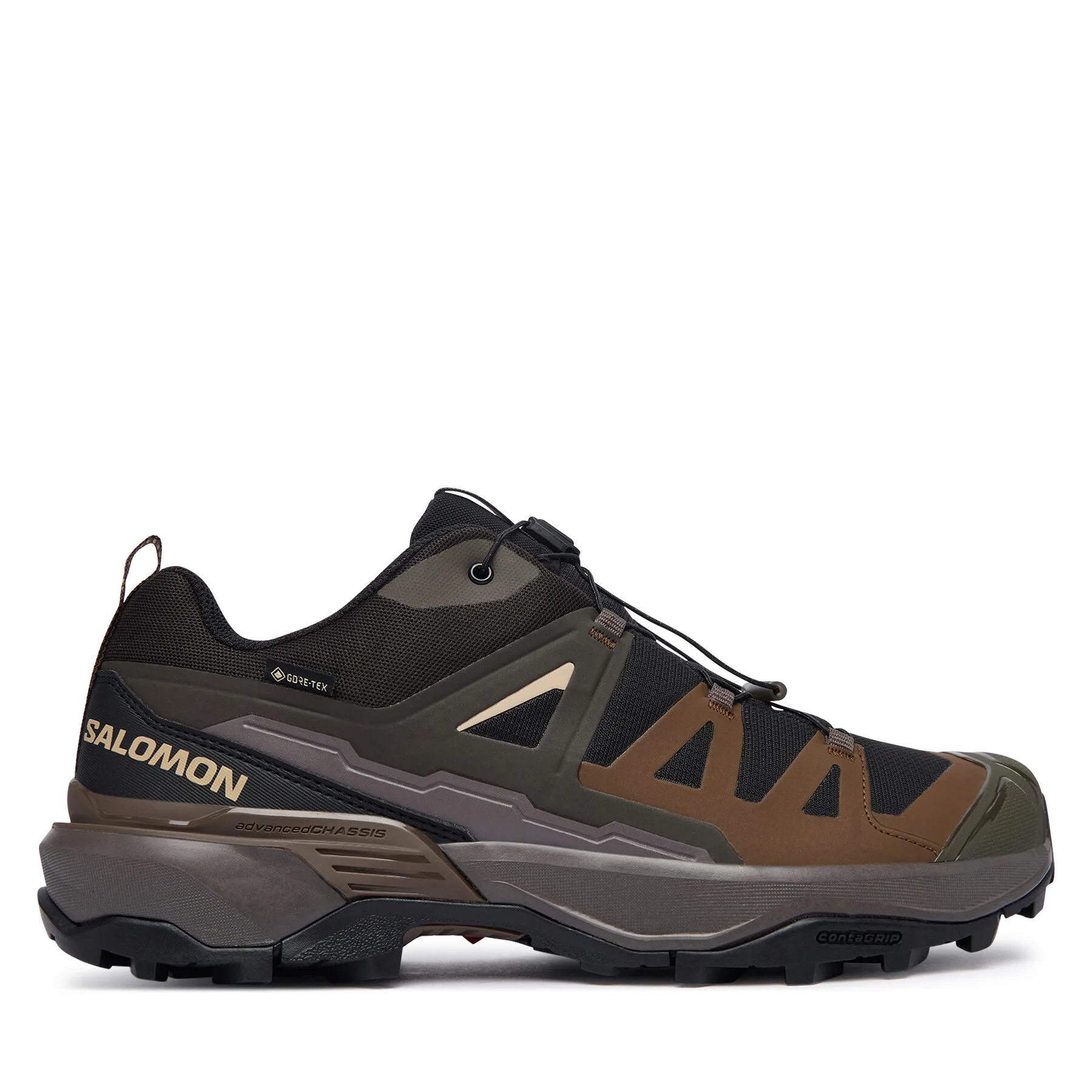 Туристически Salomon X Ultra 360 Gtx L45473300 Черен – Мъжки високи трекинг обувки
