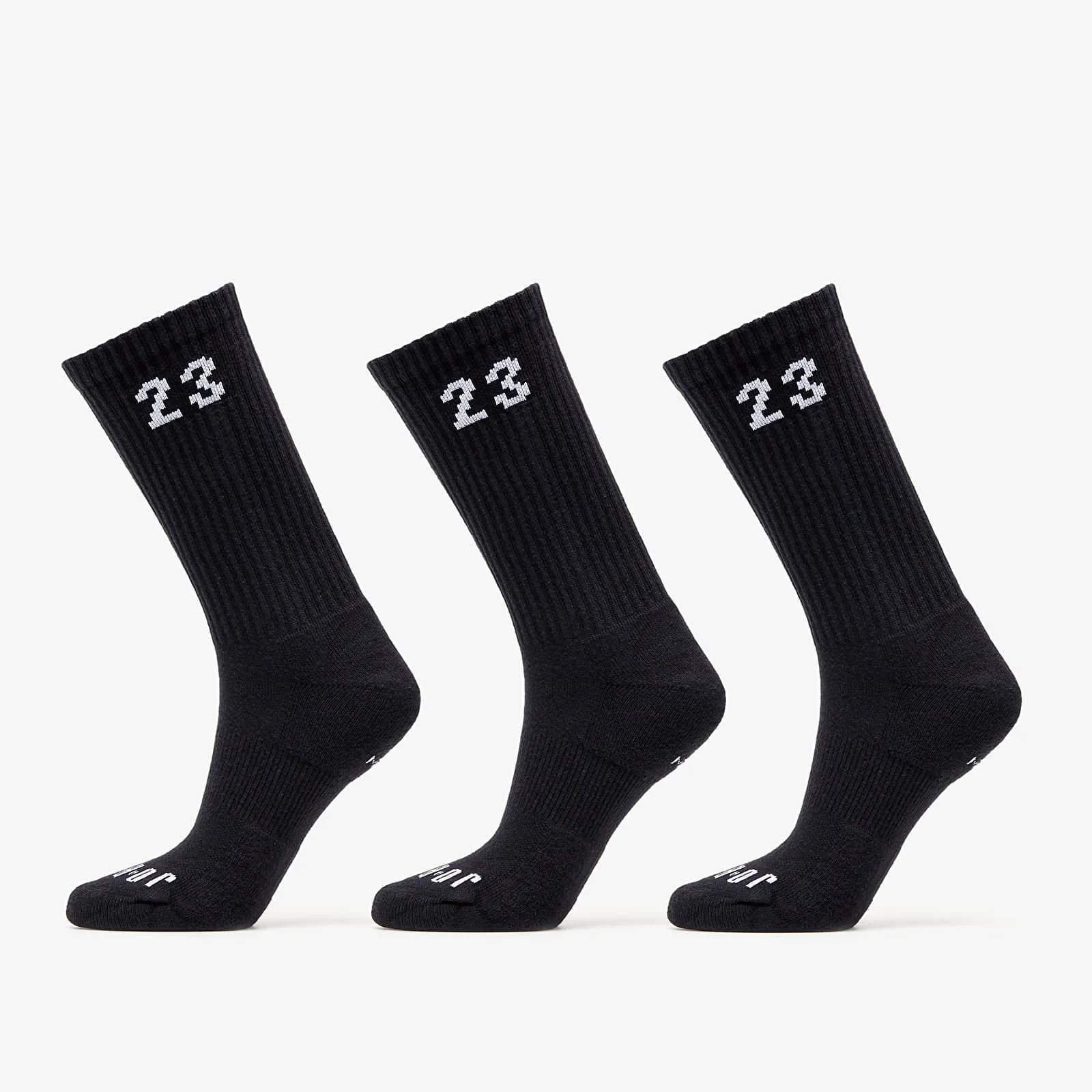Чорапи Jordan Essentials Crew Socks 3-Pack Black/ White S – Black|White
