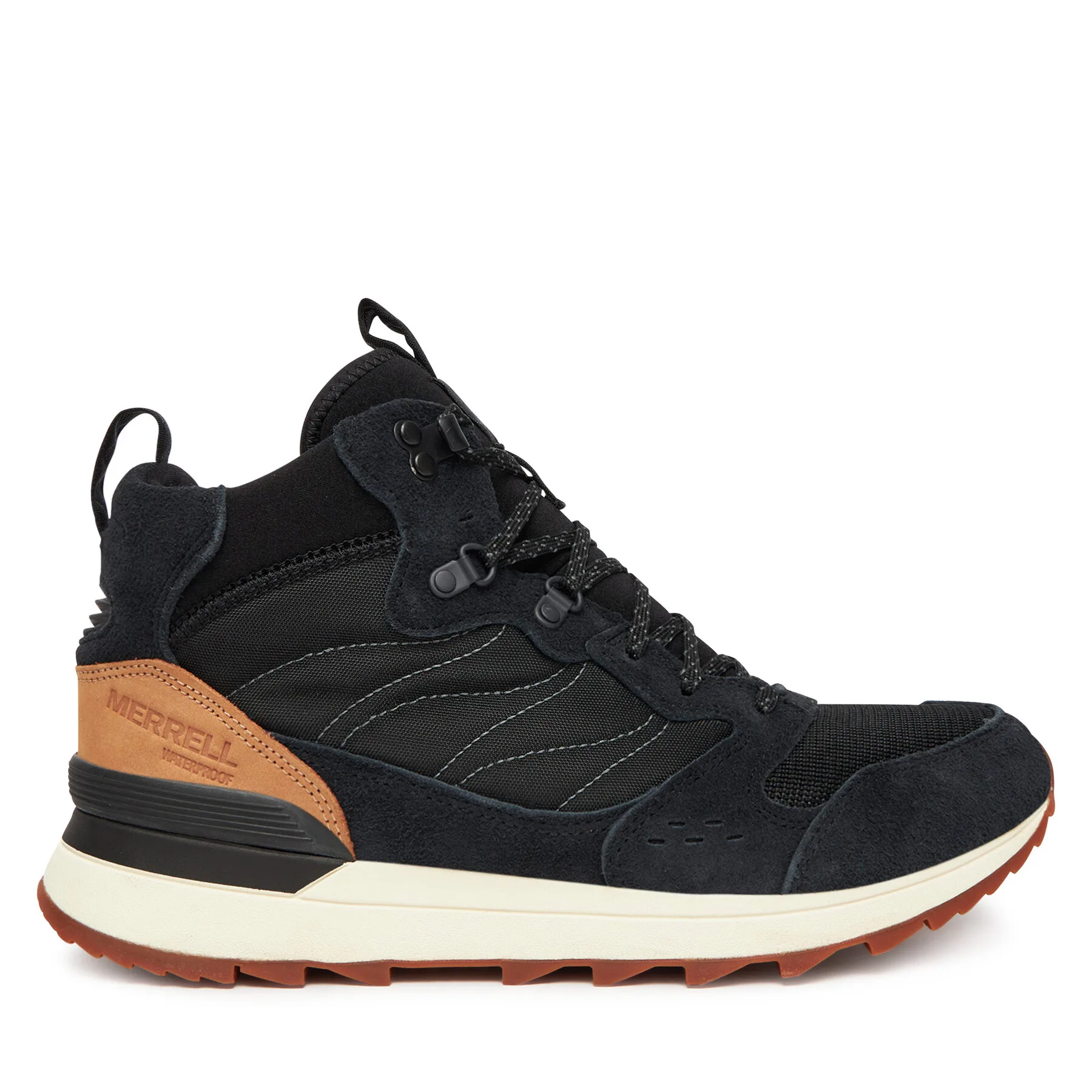 Туристически Merrell Alpine 83 Snkr Recraft Mid Waterproof J006719 Черен – Мъжки високи трекинг обувки