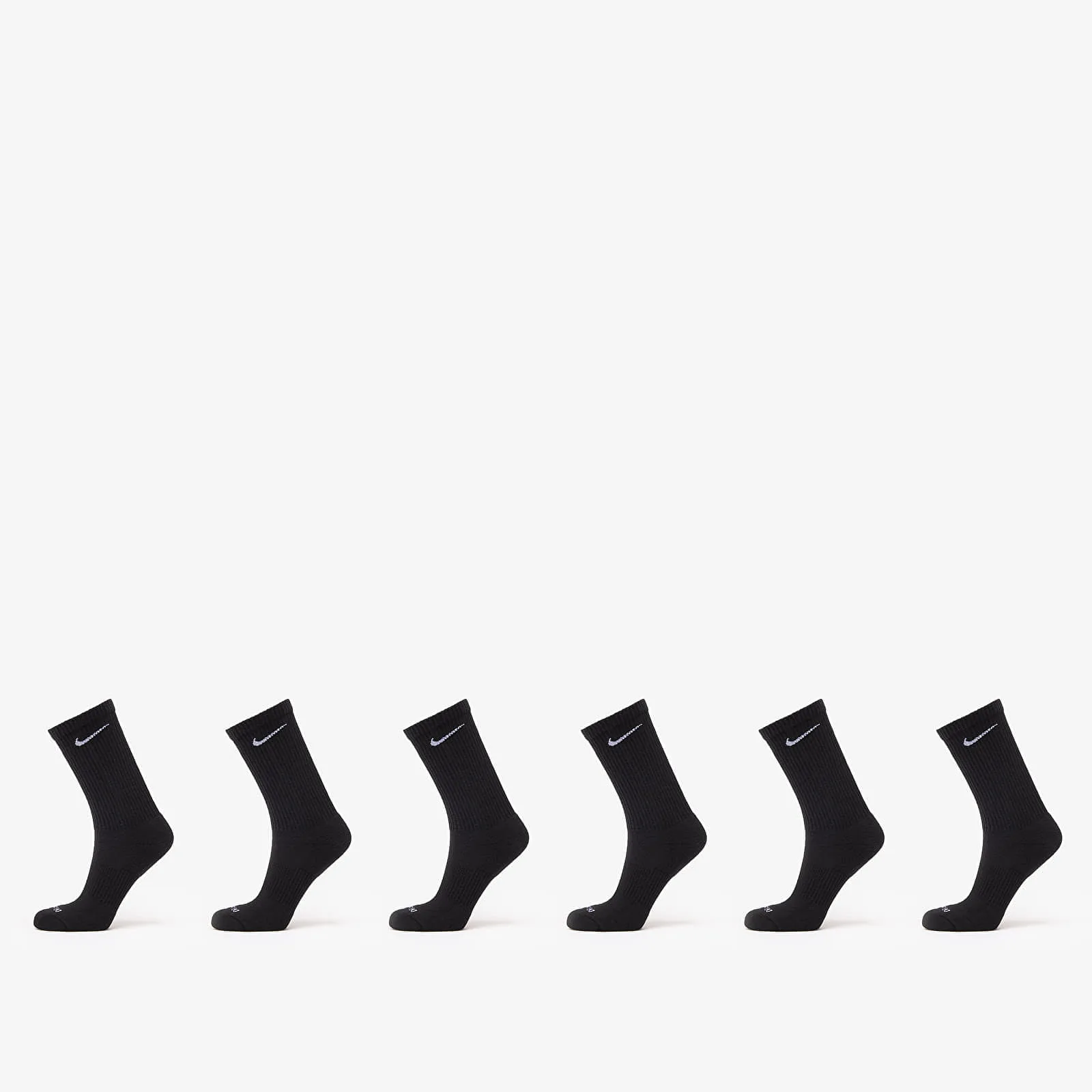 Чорапи Nike Everyday Plus Cushioned Training Crew Socks (6 Pairs) Black/ White M – Black|White – Мъжки чорапи