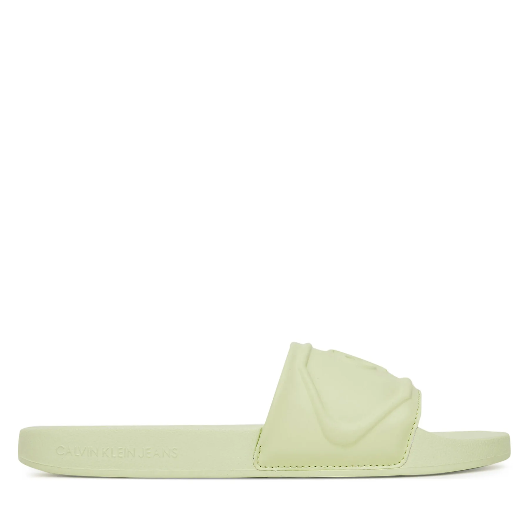 Чехли Calvin Klein Jeans Slide Pu Hf Mg YW0YW01879 Зелен – Дамски чехли