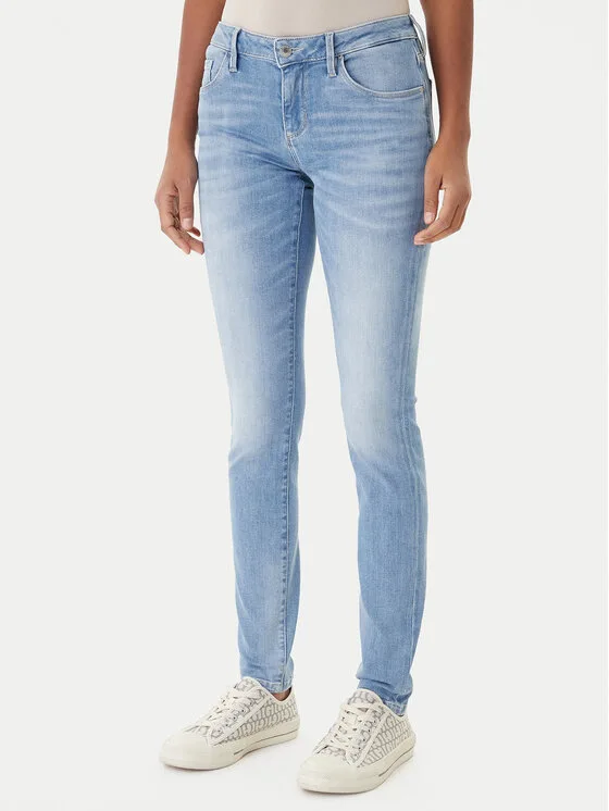 Дамски дънки Guess Annette W2YA99 D4Q01 сини – Дамски skinny дънки