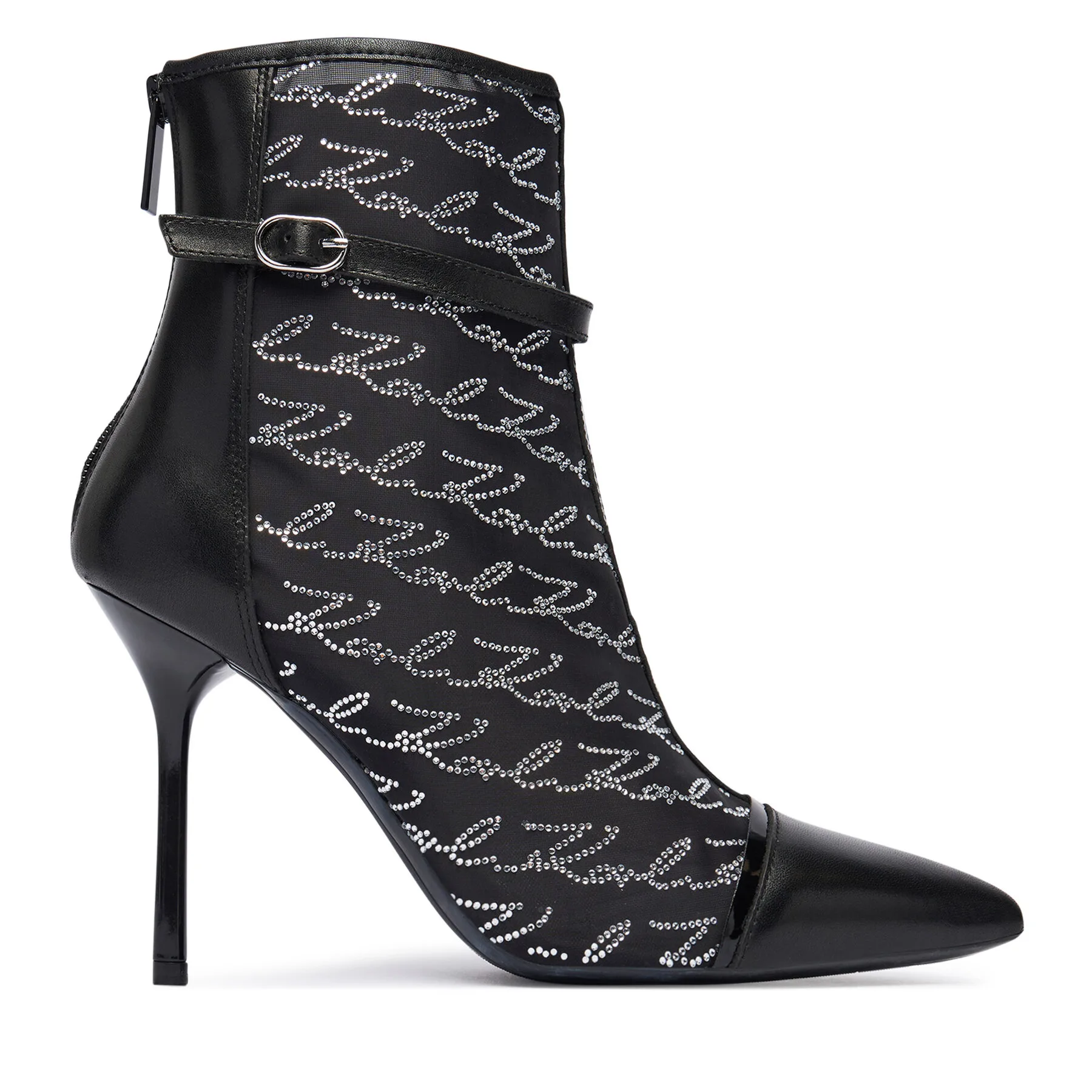 Боти KARL LAGERFELD Sarabande KL30976 Черен – Дамски боти на ток