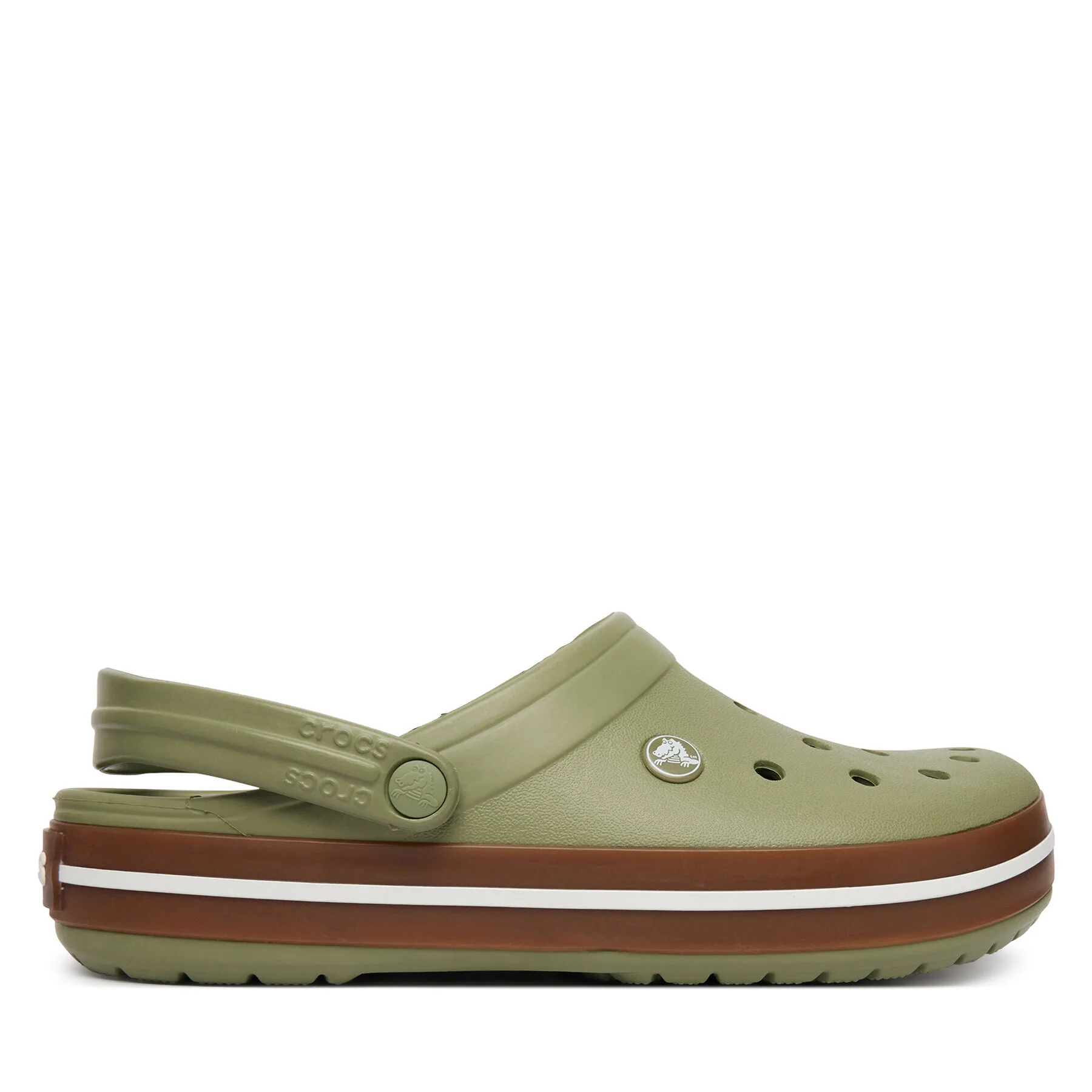 Мъжки чехли Crocs Crocband Gum Clog зелени