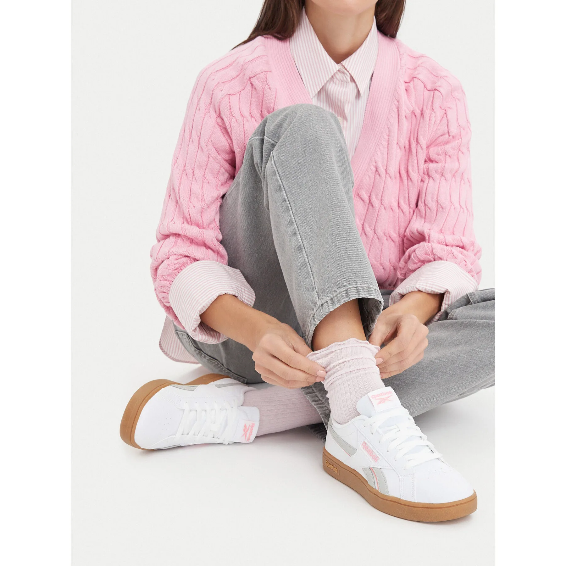 Сникърси Reebok CEO-COURT RETRO 100260729 Бял – Дамски ниски маратонки