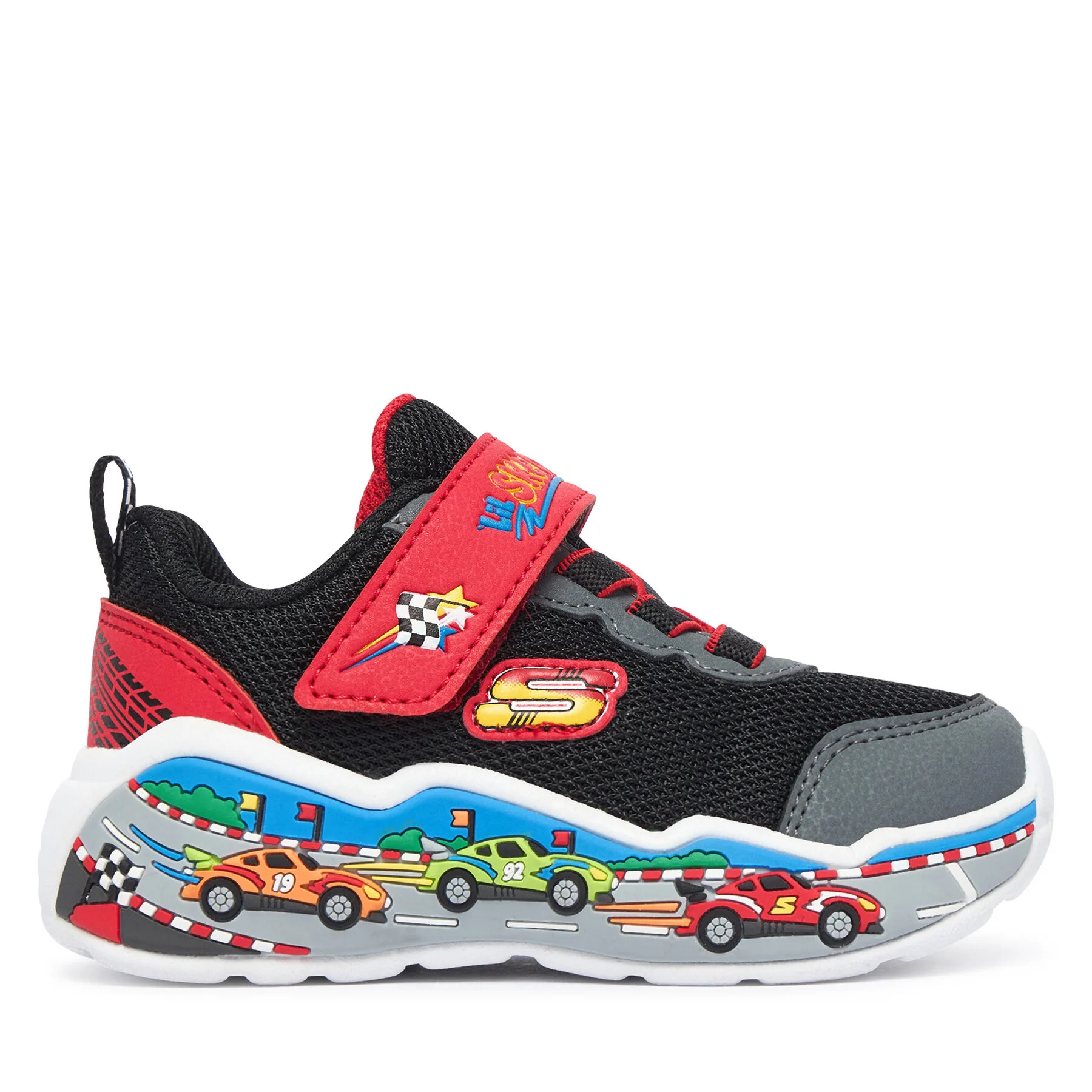 Сникърси Skechers Play Scene 407312N/BKRD Черен – Маратонки за момчета