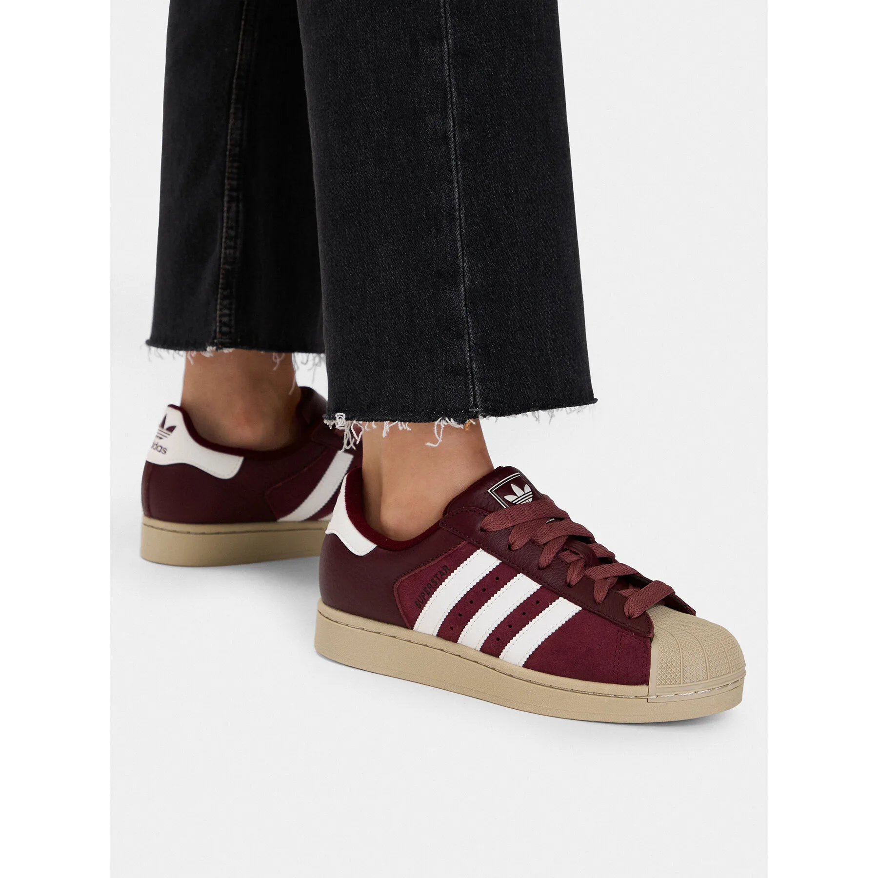 Сникърси adidas Superstar II KJ9949 Бордо – Мъжки ниски маратонки