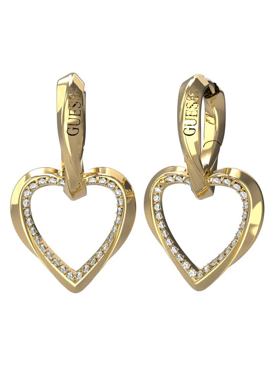 Guess Обици JUBE04 617JW Златист – Обеци