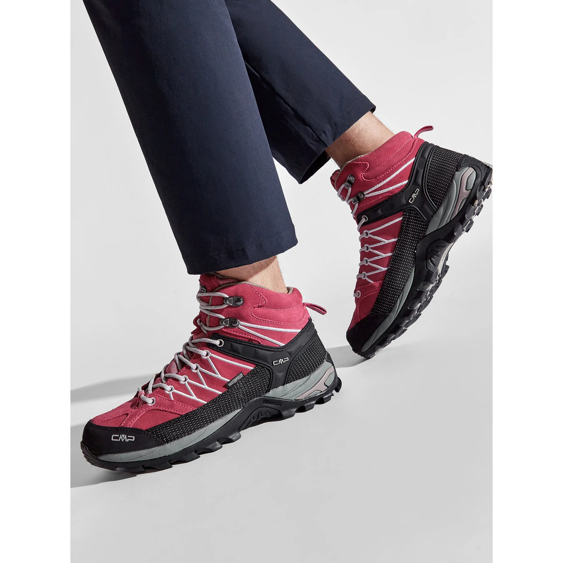 Туристически CMP Rigel Mid Wmn Trekking Wp 3Q12946 Розов – Спортни обувки