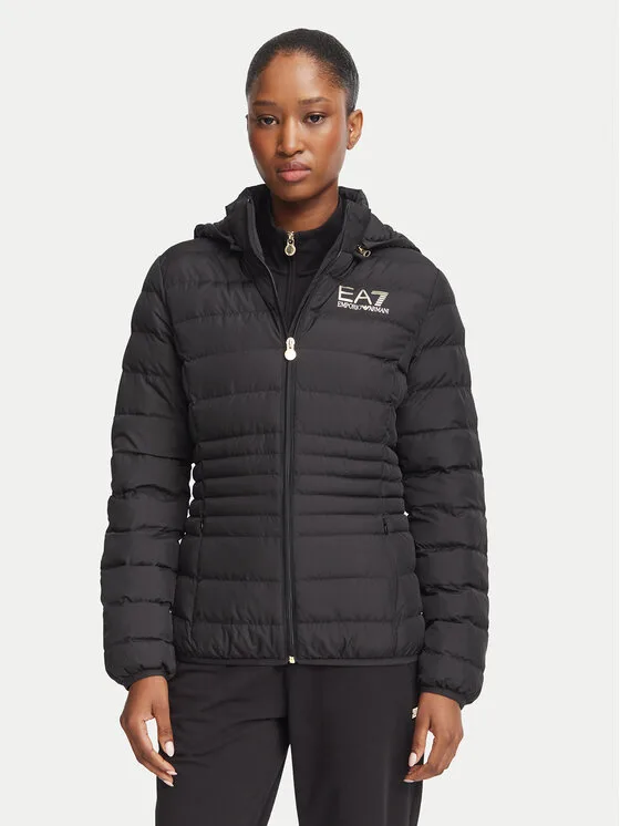 Дамско яке EA7 Emporio Armani TNF8Z черно – Черен – Дамски преходни якета
