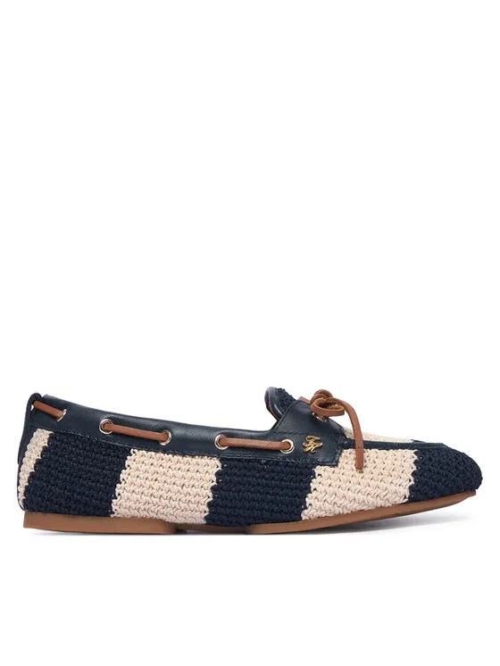 Tommy Hilfiger Мокасини Th Flex FW0FW09506 Тъмносин – Дамски мокасини