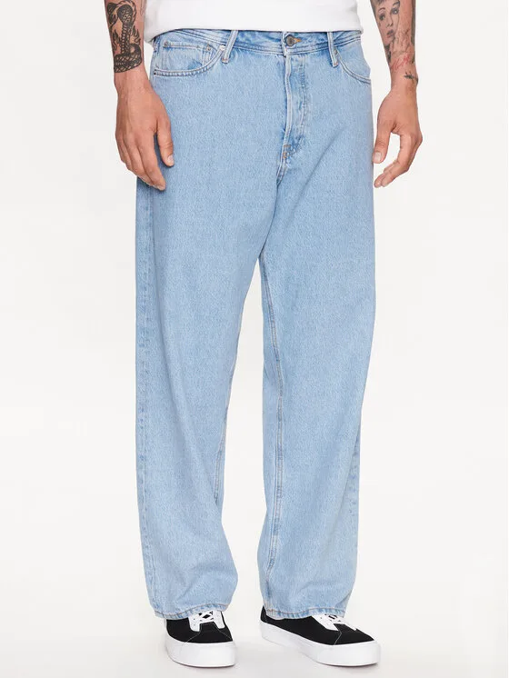 Jack & Jones Дънки Alex 12236082 Син Baggy Fit – Мъжки loose дънки